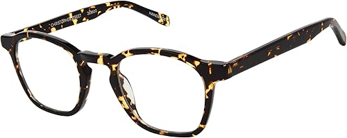 Scojo New York Christopher Street - Gafas de lectura con luz azul, hechas a mano, resistentes a los arañazos, para mujeres y hombres