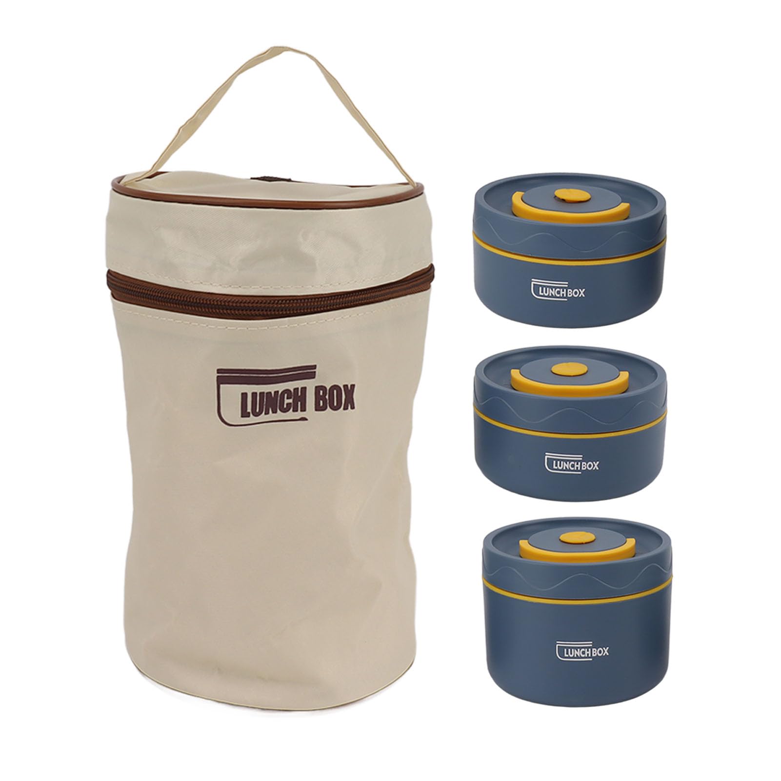 Goshyda Lunch Box with Thermal Bag, Portable Leakproof Lunch Containers