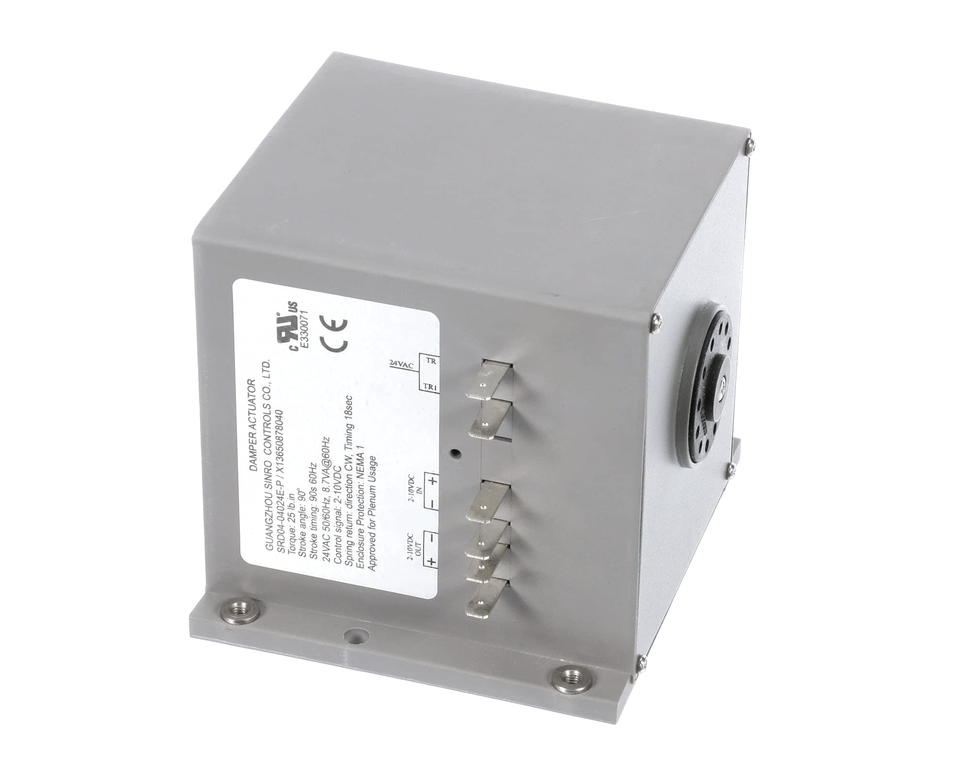 Trane Module, Actuator, Foot Mounted, W/Captiv