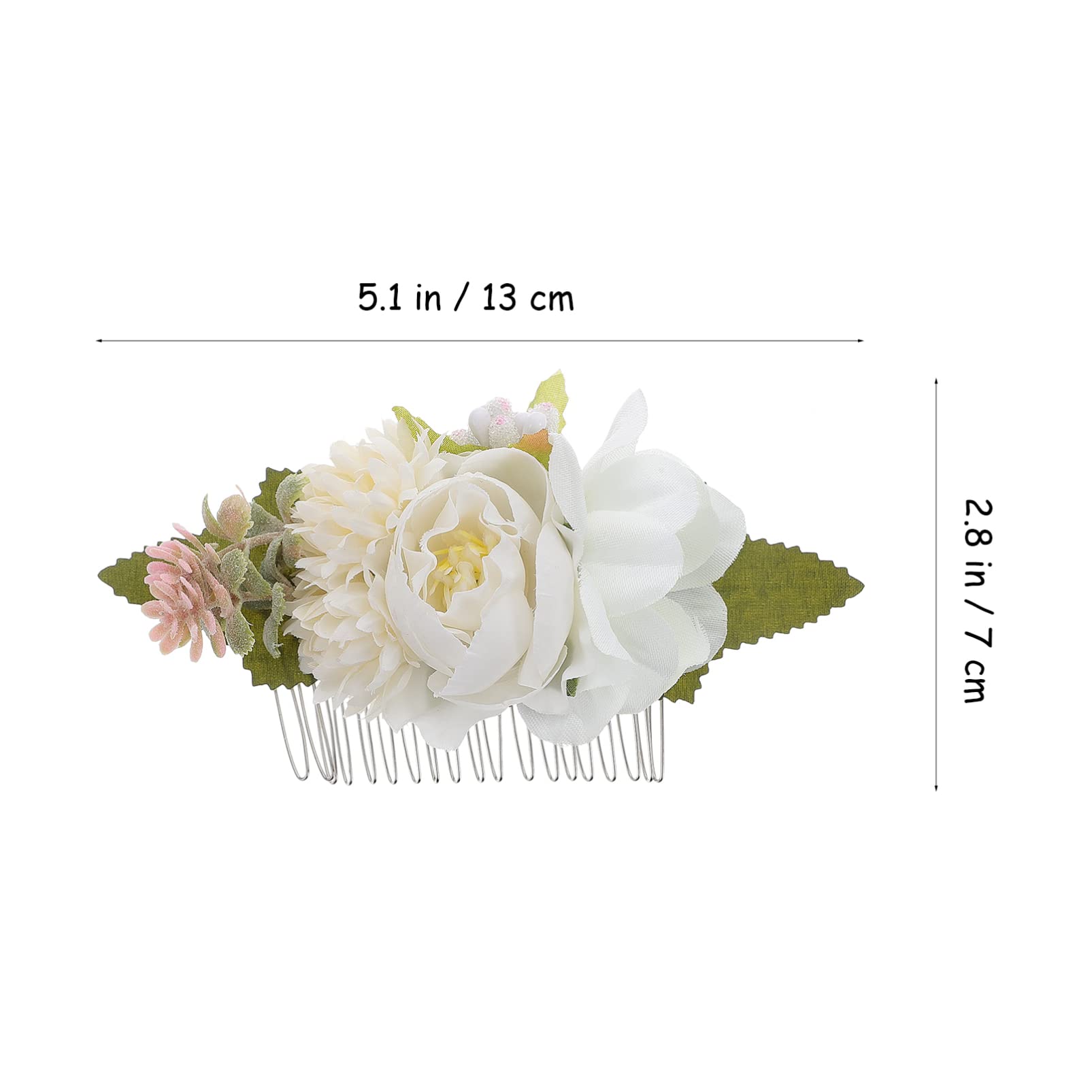 MAGICLULU 5 Set Di Pettini Per Floreali Per Sposa Pettini Per Da Sposa Per La Dei Laterali Accessori Per Da 3 Pezzi * 5