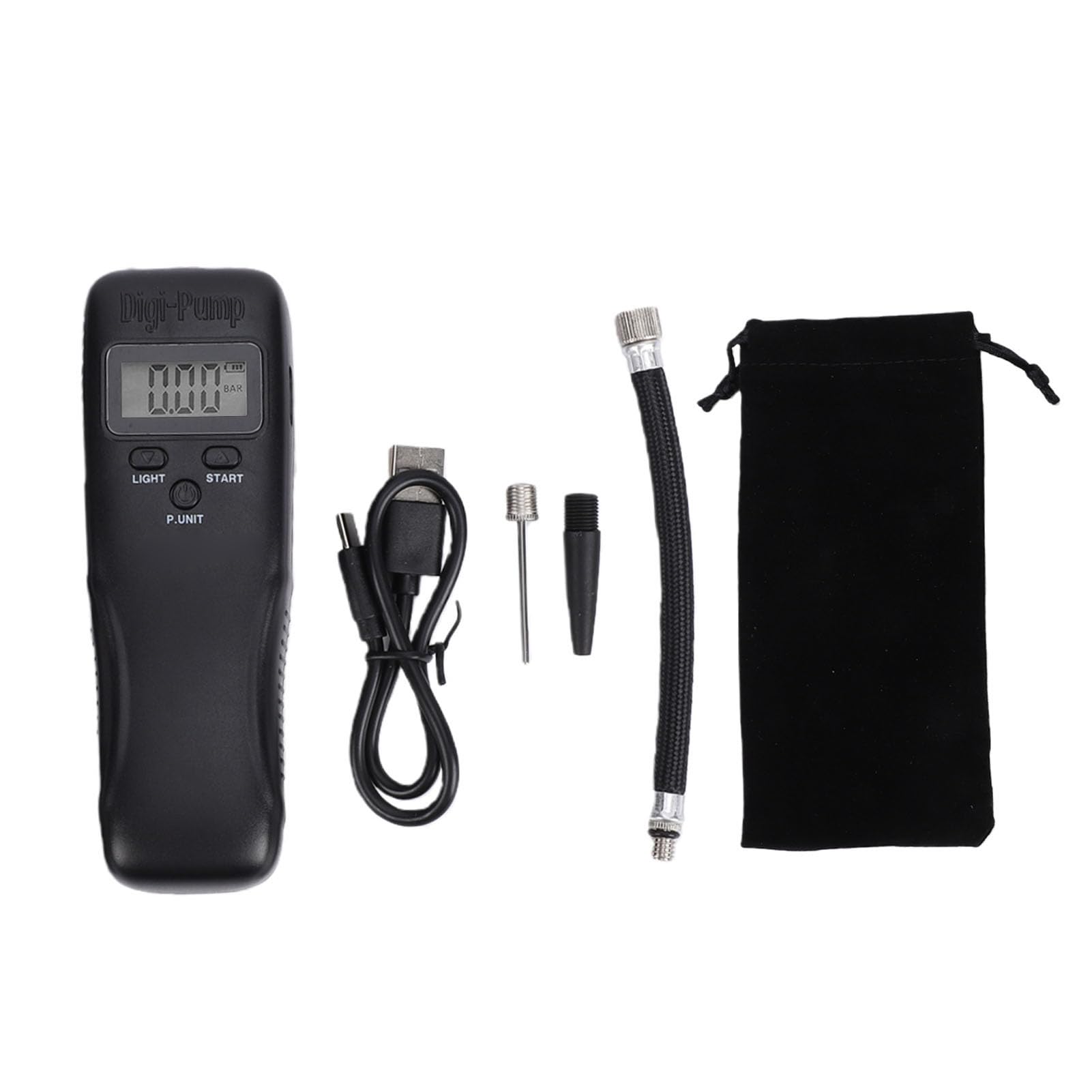 Pompe à ballon électrique rechargeable 15 PSI avec arrêt automatique et écran LCD - 8