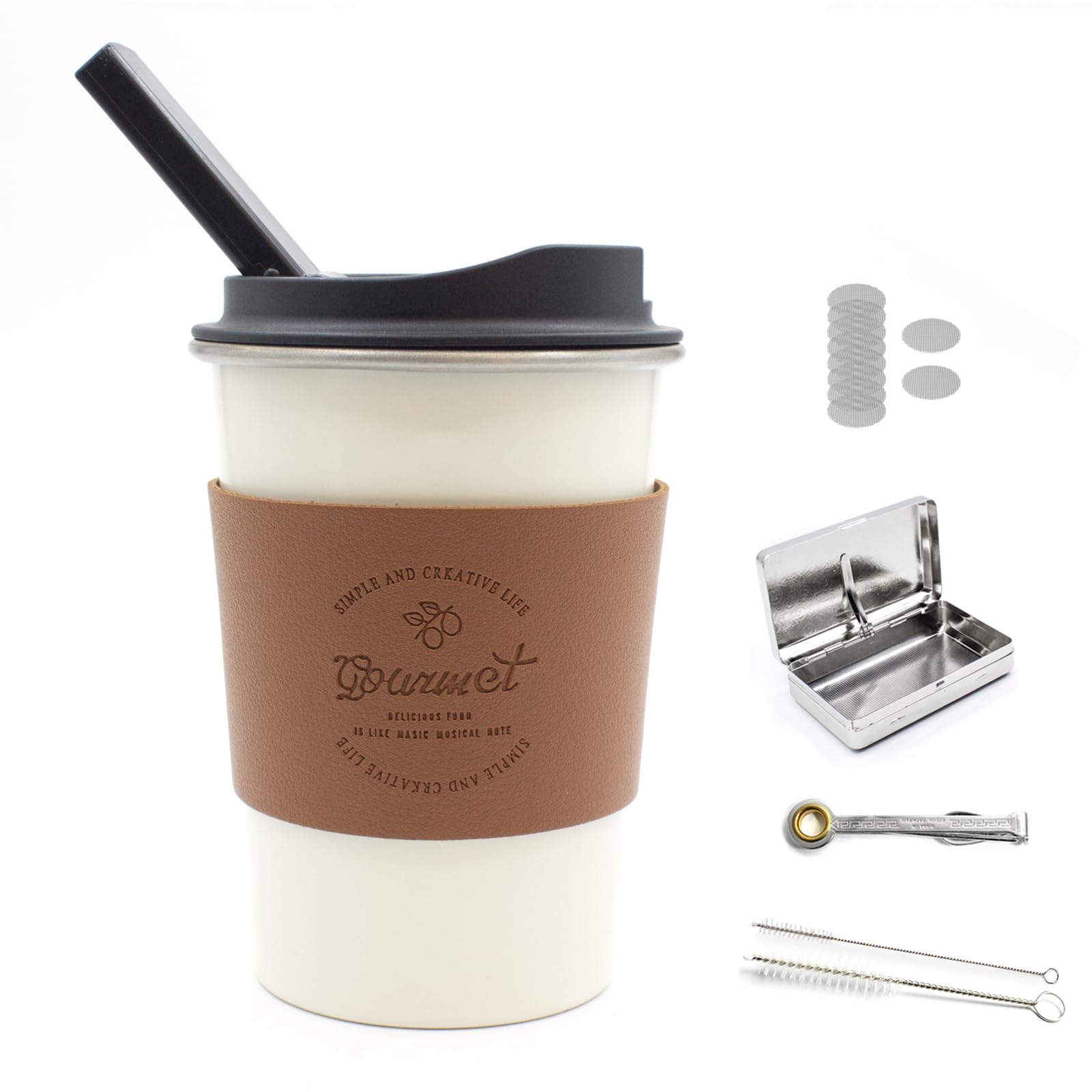 Portable Travel Mini Set Stylish Design Easy to Assemble Clean Perfect for Parties and Relaxation White