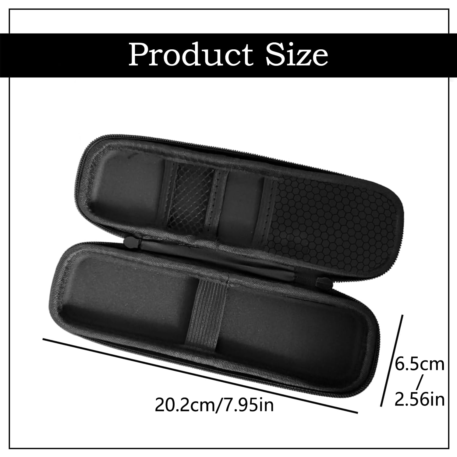 1 Piece Hard Shell Makeup Brush Storage Bag, Portable Hard Shell Makeup Brush Bag, Eva Pencil Case - Image 2