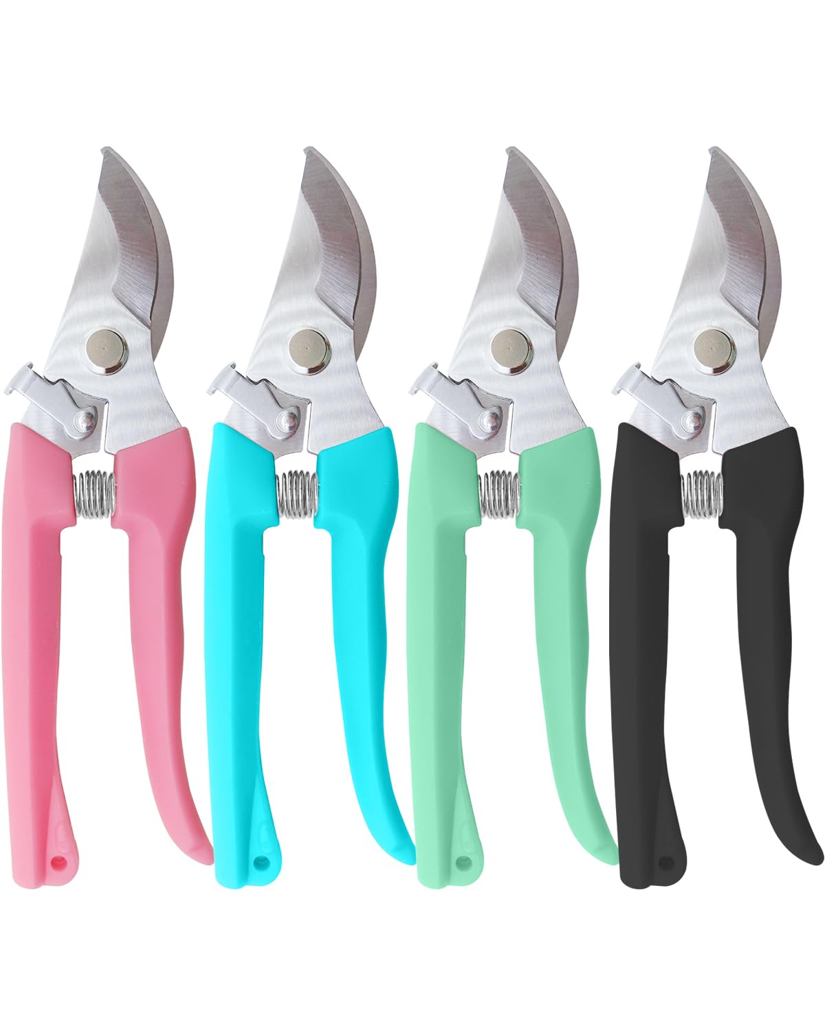 Flower Scissor, Floral Shear for Cutting Fresh Flowers (Multicolor, 4 Pack)