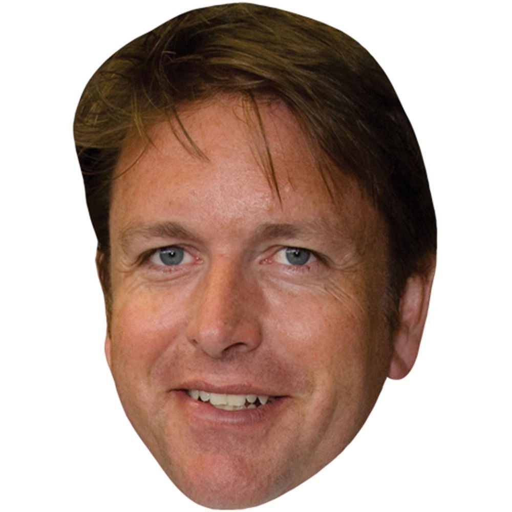 James Martin Celebrity Mask, Flat Card Face, Fancy Dress Mask