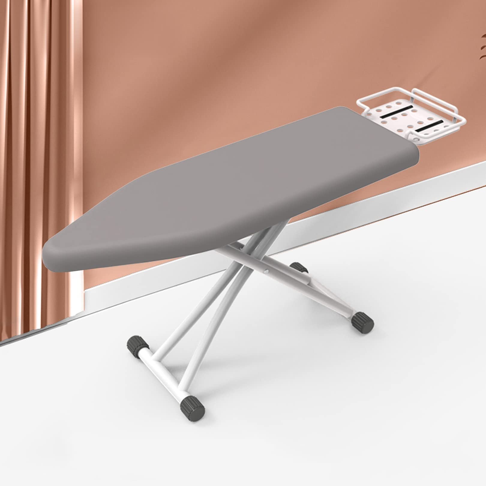 Tabla De Planchar, superficie de planchado extra grande ,Soporte Para Centros De Planchado,6 altura regulable,Patas Extragruesas con Patas Antideslizantes，ideal para espacios reducidos ( Color : C )