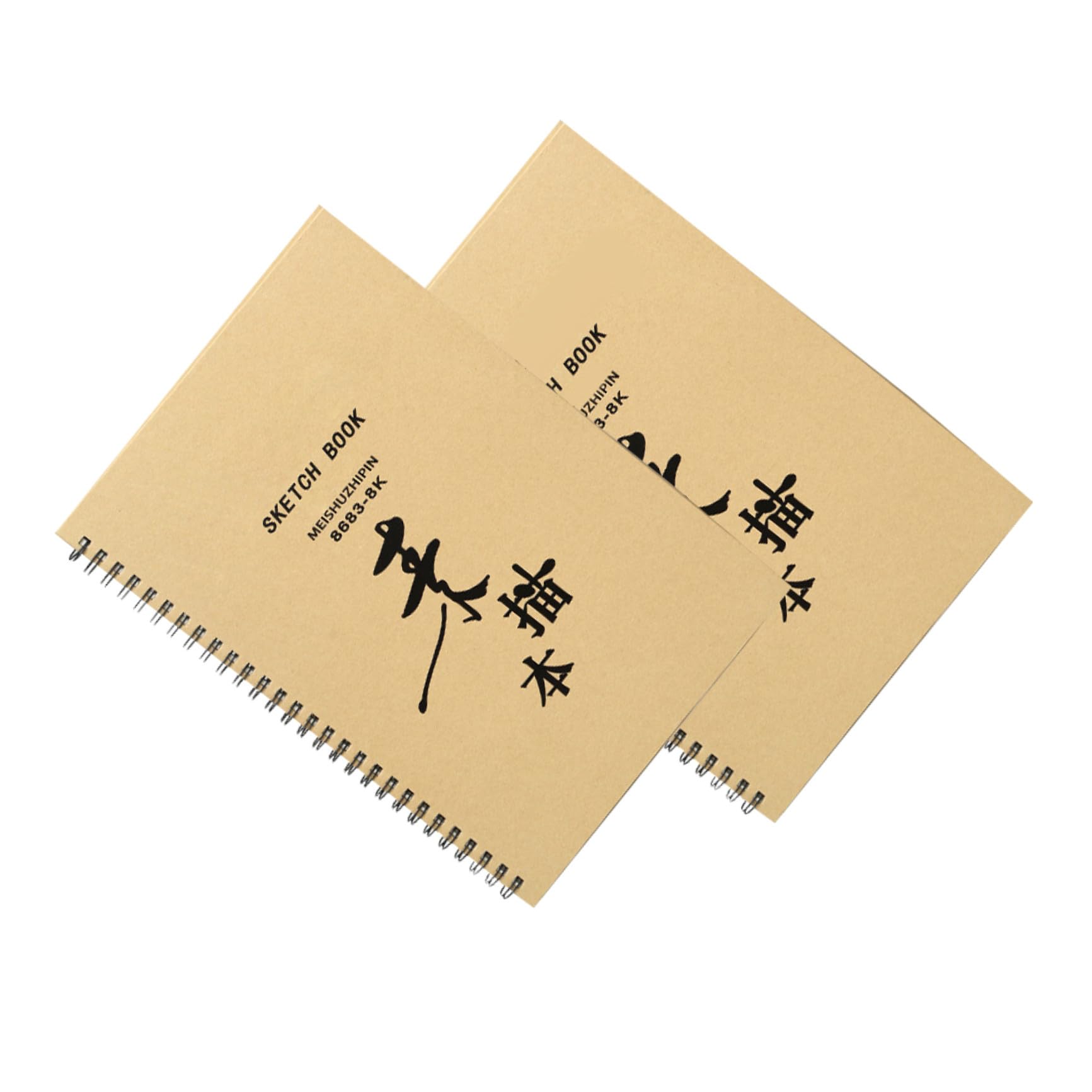 TEHAUX Carnet De Croquis Portable 8k En Papier Épais, Lot De 2 Pour Étudiants, Amateurs De Dessin, Format Compact, Léger Et Solide, Adapté Aux Voyages Et Activités Extérieures