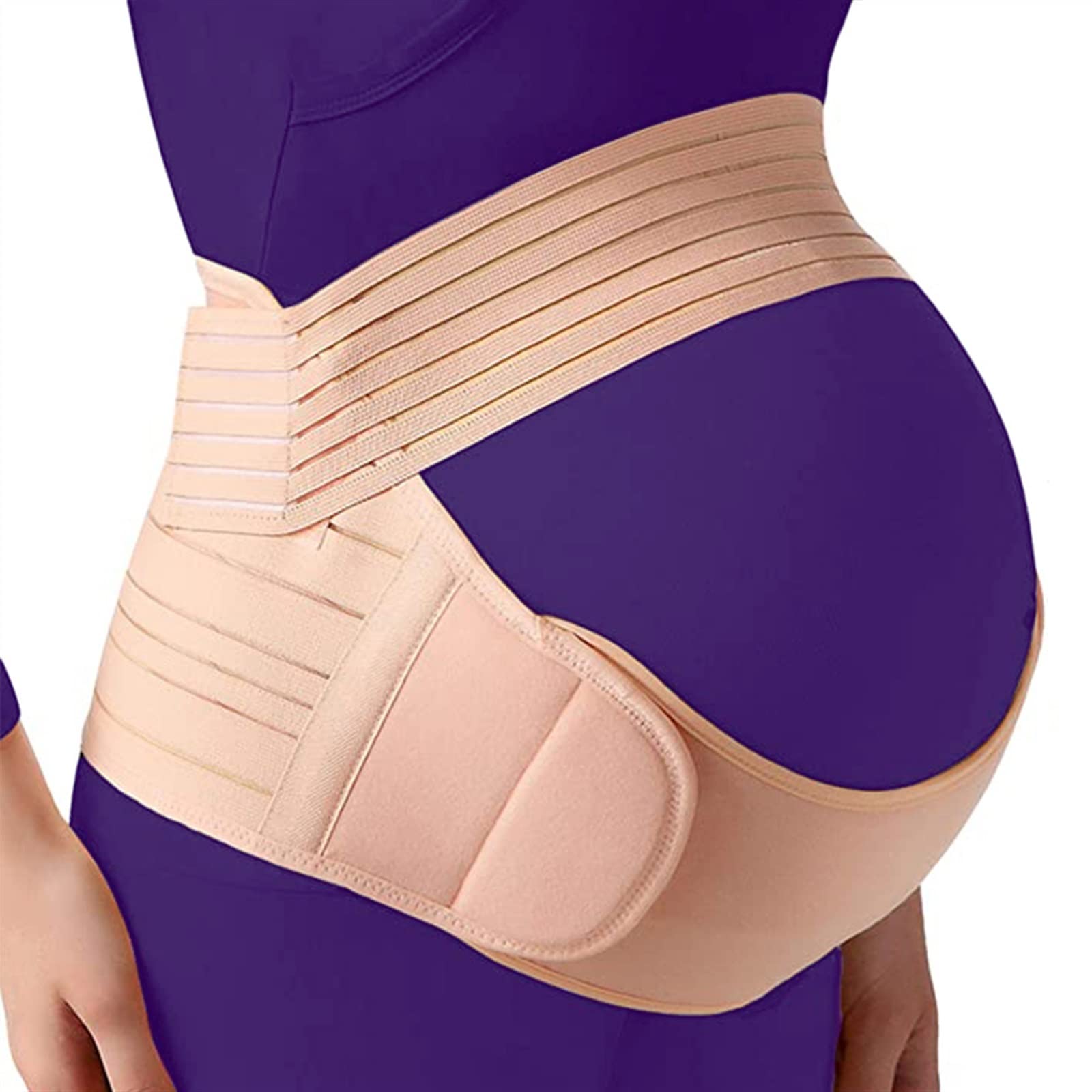 Premium Premaman Tutore Protezione Cura Addome Supporto Pancia Vestiti Donne Incinte Cintura Vita Fascia Posteriore Ropa per Supporto Addominale (Color : Nude, Size : XXL)