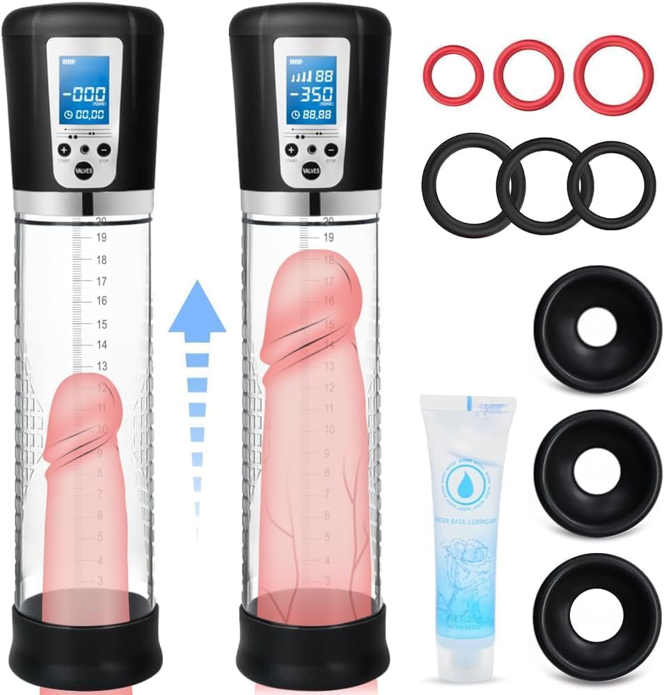 2026 New Pump Penile Vacuum 4X Suction & Pumping Training Device Bigger & Harder & Longer WE01