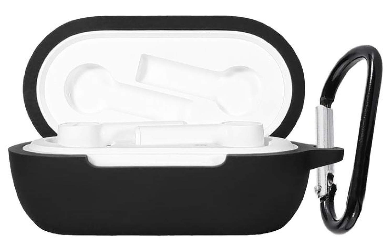 M.G.R.J® Soft & Flexible Silicon Case Cover for OnePlus Buds Z (Black)