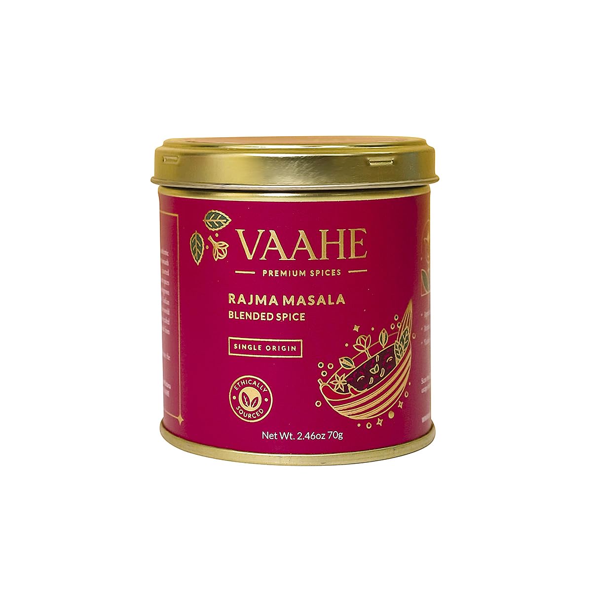 VAAHE Premium Rajma Masala | 15+ Natural Spices | Freshly Ground and Packed | 100% Pure and Natural | Single Origin | Premium Tin Box (70 gm) (B0D9P7HSYG) Amazon Price History, Amazon Price Tracker