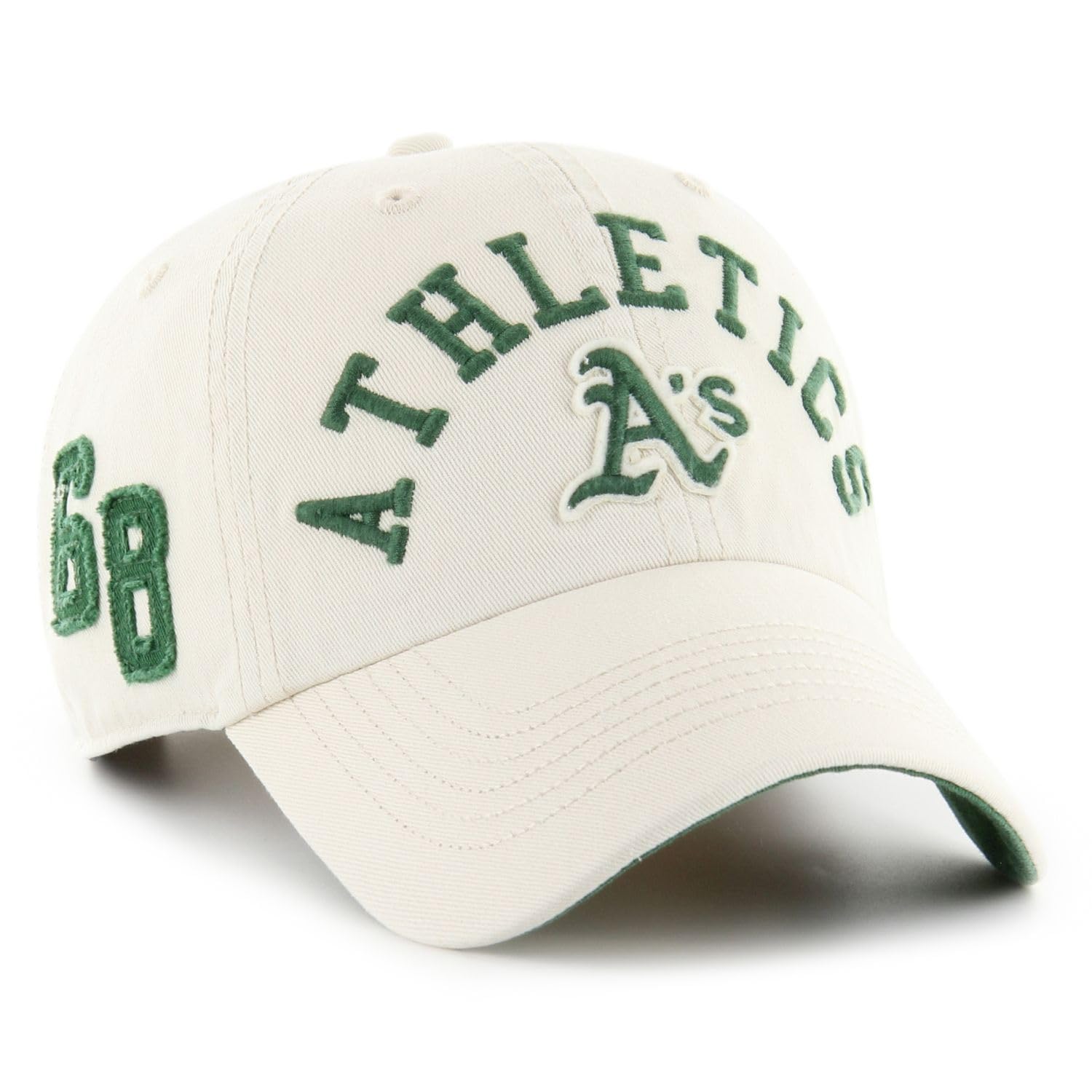 47 Brand Relaxed Cap Clean Up Faber Oakland Athletics Sand Beige