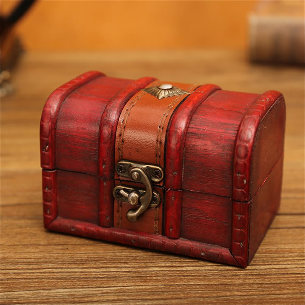 Amazon｜Xabelle アンティーク 木箱 小物入れ 12×8×8 cm おしゃれ 北欧 