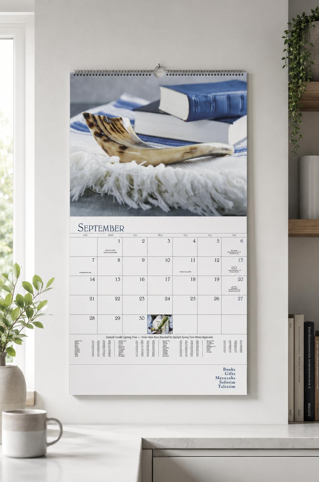 Jüdisches Jahr Wandkalender 5786/2025-2026