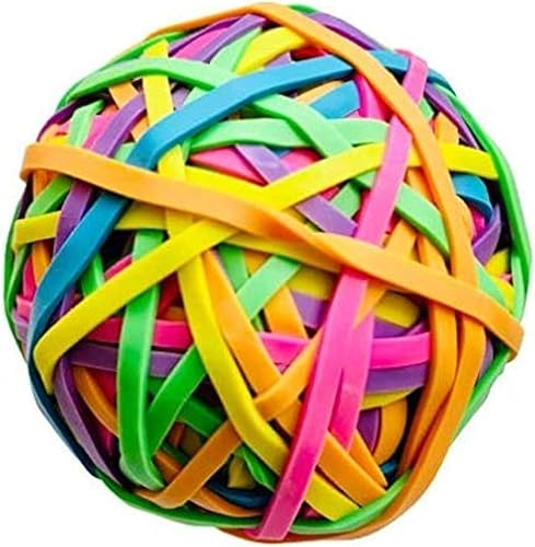 Banda de goma de bola redonda elástica de 5.29 oz bandas de goma coloridas bandas de goma elásticas soporte de papelería bandas elásticas, artes y