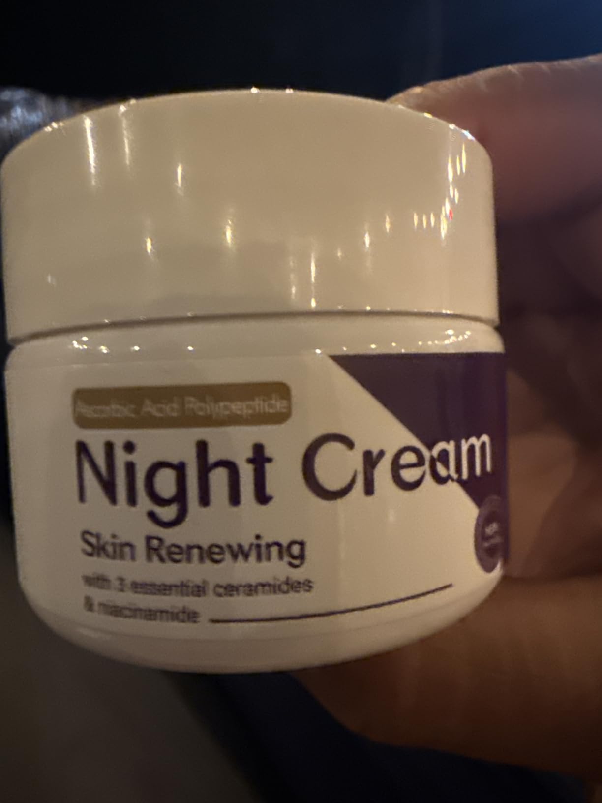 DIKAYI Skin Renewing Night Cream - Niacinamide, Peptide Complex & Hyaluronic Acid Face Moisturizer | Anti-Aging,Reduces Fine Line Appearance, Enhances Skin Elasticity，Suitable for All Skin Types, 1.76 fl.oz