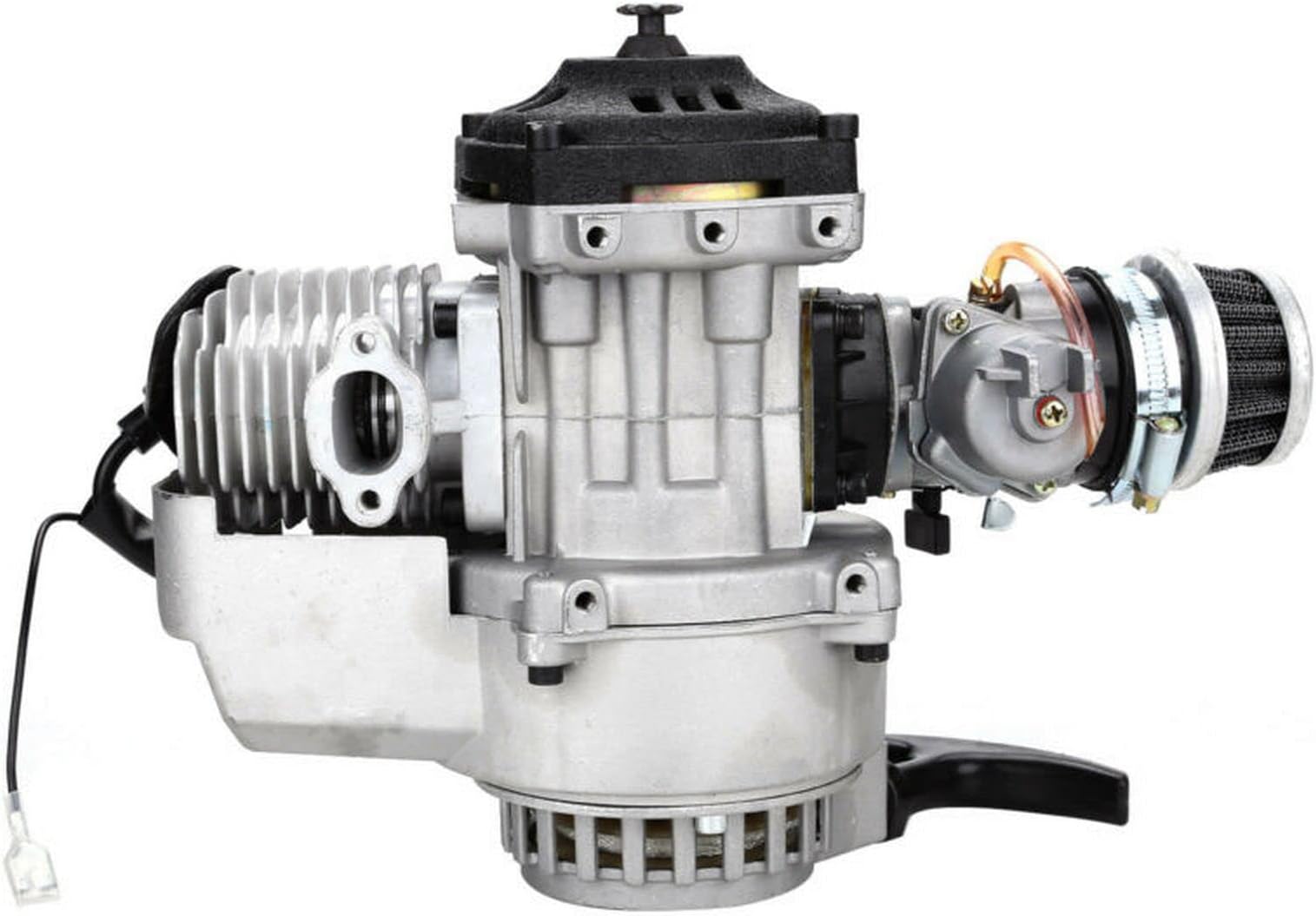 Shoze 49CC Motorcycle Carburetor Mini Moto Engine 2 Stroke Single Cylinder Engine Carburetor Air Filter Replacement Motorcycle Powered Cross-Injection Carburettor Jet for Kart Mini Atv Mini Dirt Bike