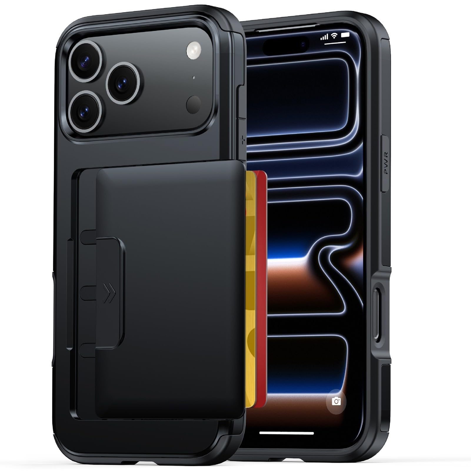Ultra Fine Coque Pour IPhone 18 Pro Max/18 Pro, Fente Pour Carte Cachée