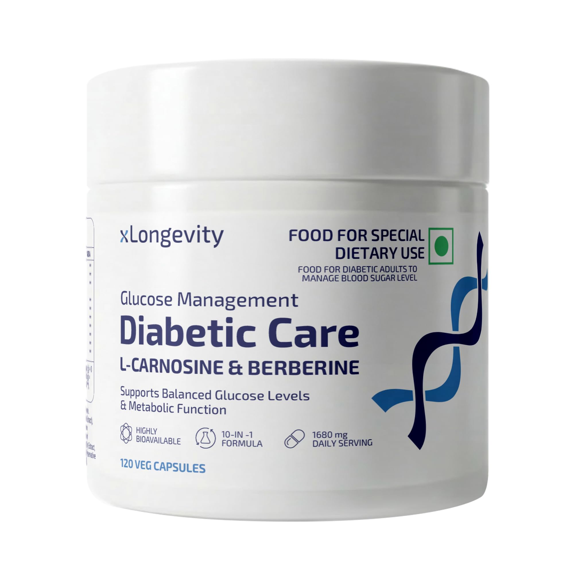 Glucose management Supplement 120 capsules, with Berberine, L-Carnosine, Milk Thistle, Ceylon Cinnamon, Liposomal 10 in 1 clinical backed for Diabetes Care, Healthy Blood Sugar level - Vegan for all-image-27