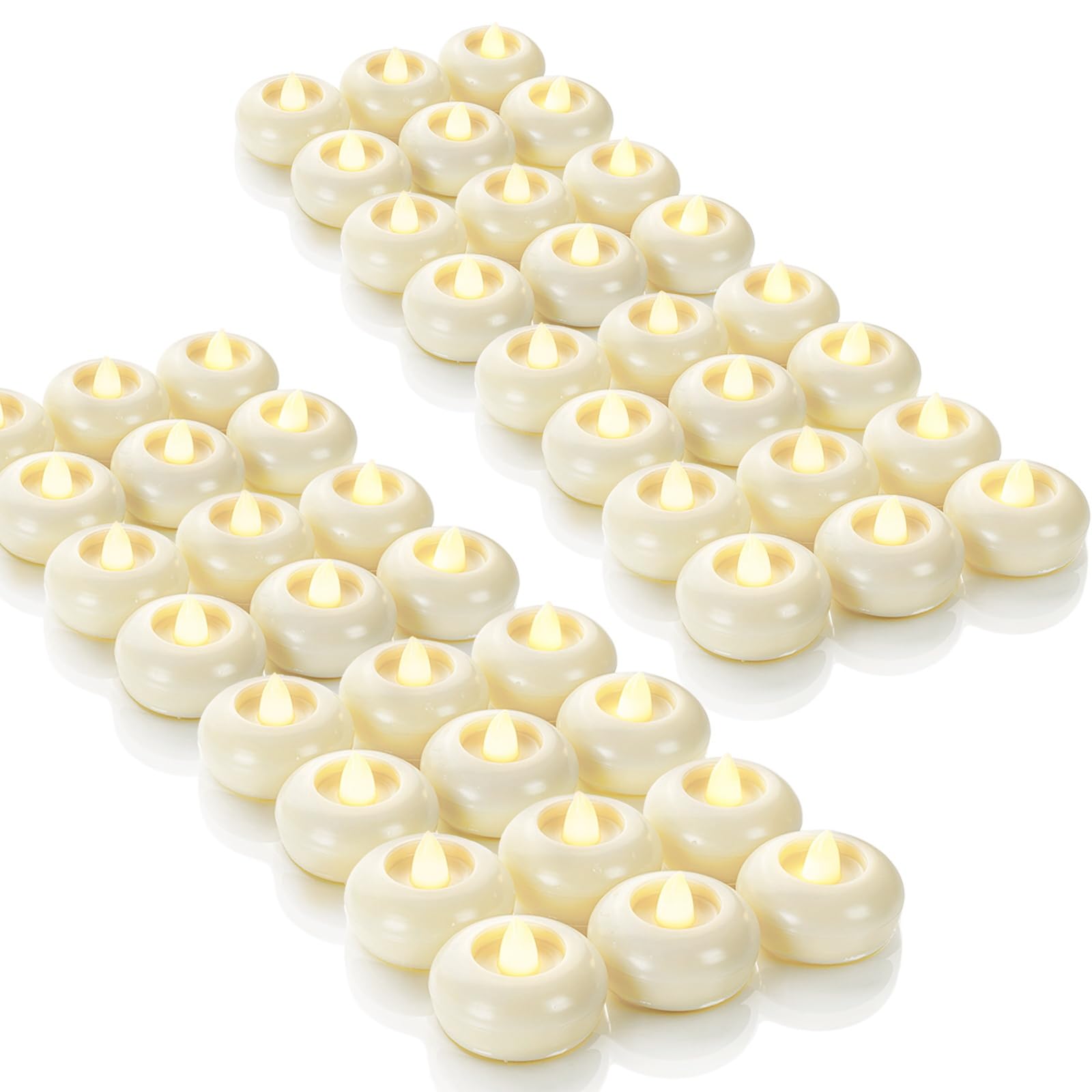 Photo 1 of Homemory 48-Pack Flameless Floating Candles