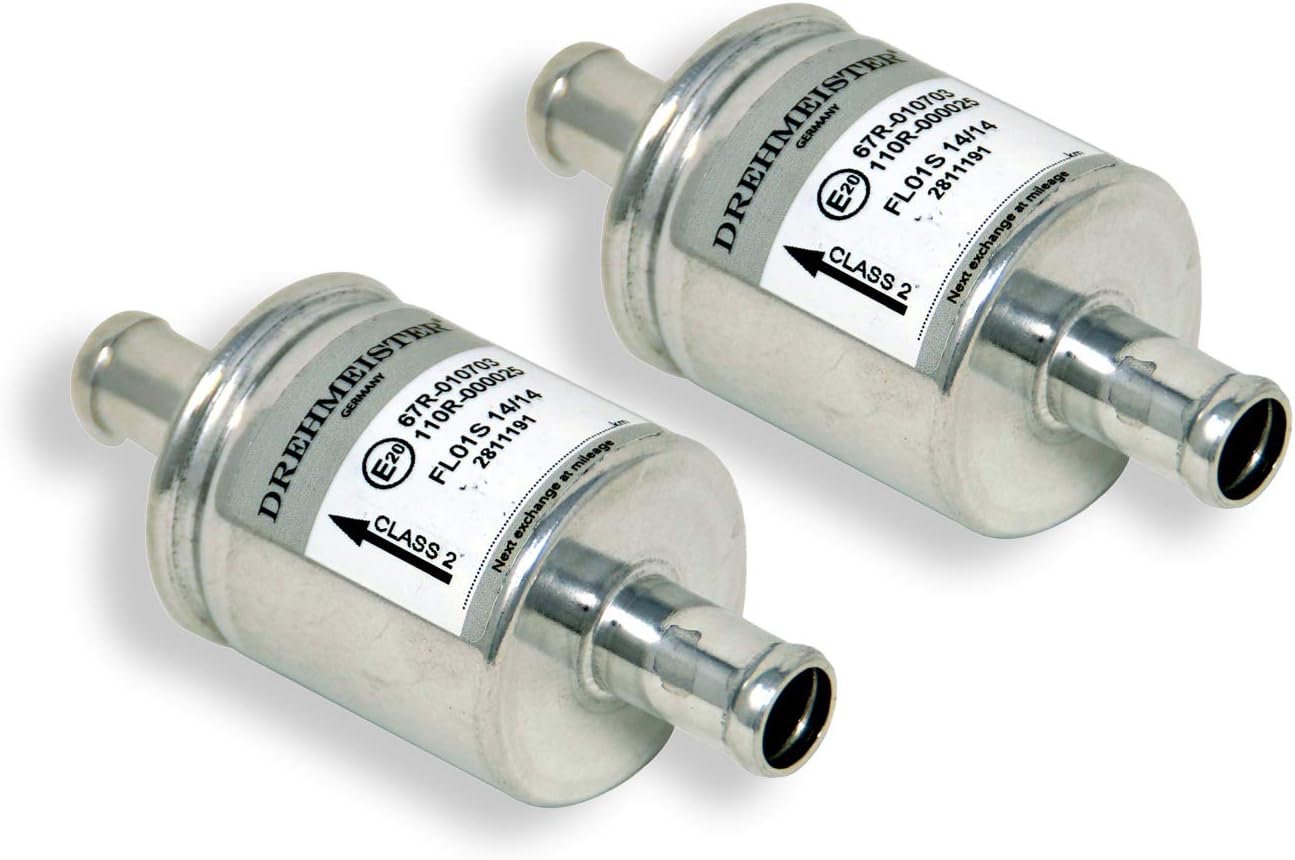 2 x Autogas gasfilter HS01S 11 x 11 MM LPG, CNG Dry gas filter