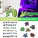 DND Dice Set 7 Pcs and 3D Printed Dragon Egg,DND Dice Dungeons and Dragons Starter Games Fidget Toys Set for RPG MTG Table Games,Yellow Green