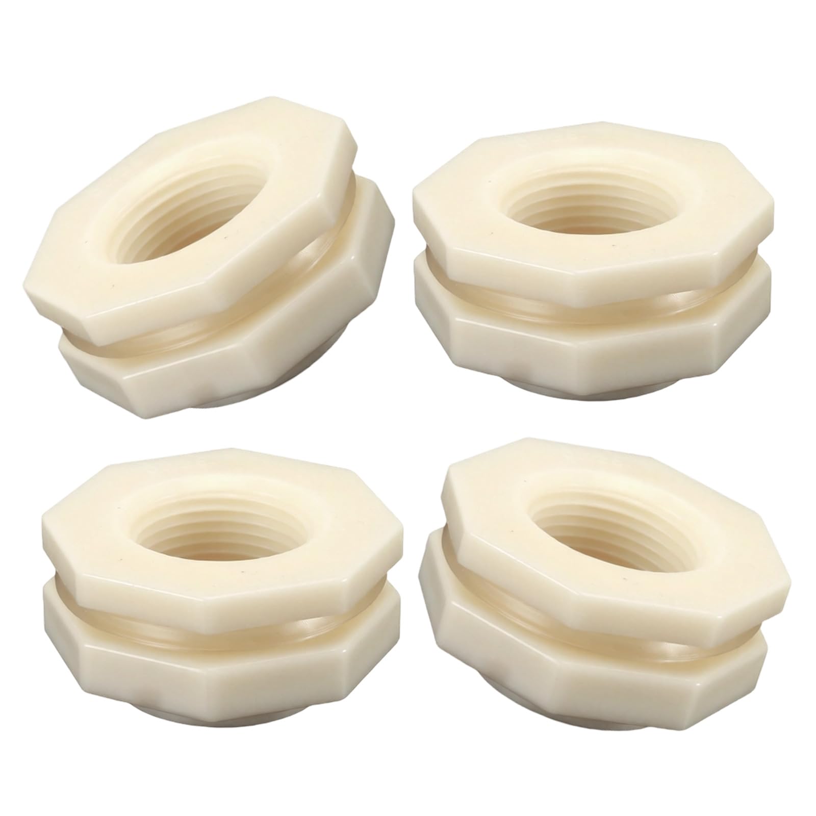 QIAOLIDA Sturdy ABS Water Tanks Connectors With Reinforced Thread For Secure Leakproof Connection In Plumbing Systems