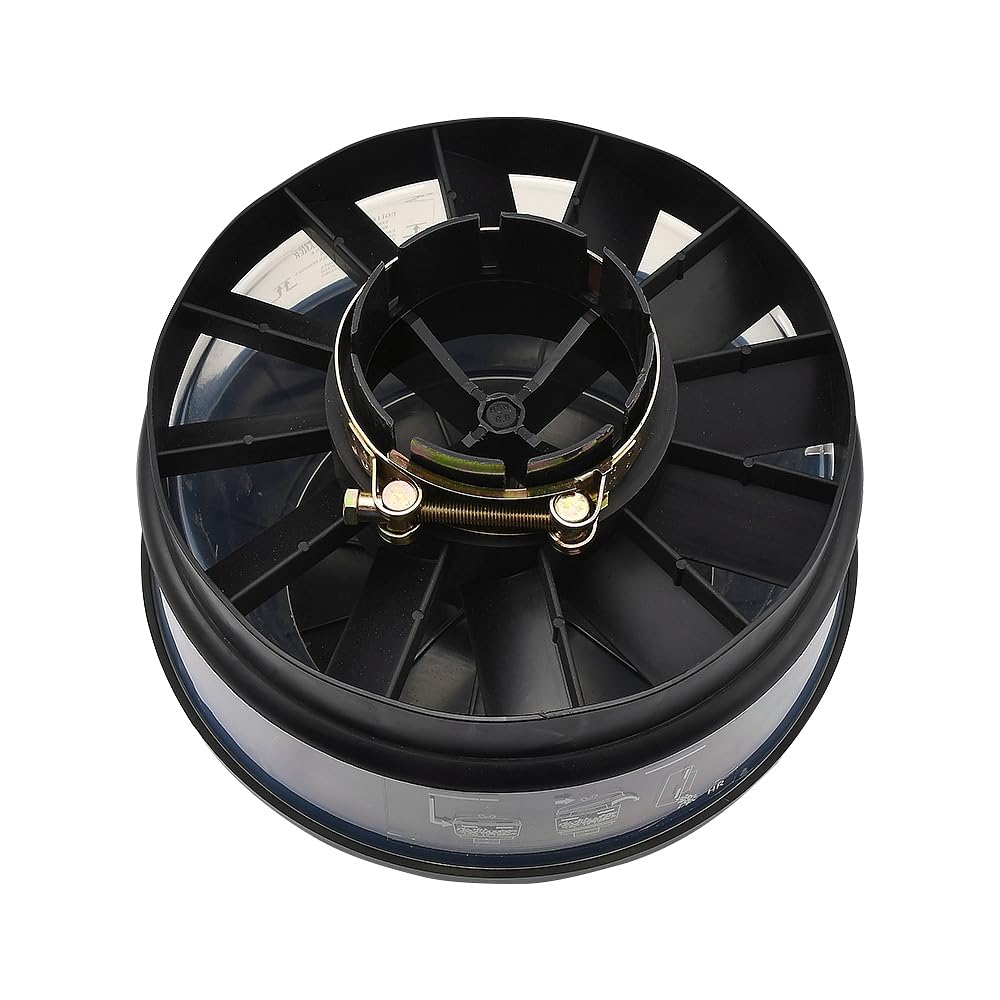 JSCARLIFE Filtro ciclone offroad auto, boccaglio, filtro dell'aria universale, filtro ciclonico per boccaglio di aspirazione, trattore, presa d'aria, filtro di aspirazione dell'aria (4 pollici/102 mm)