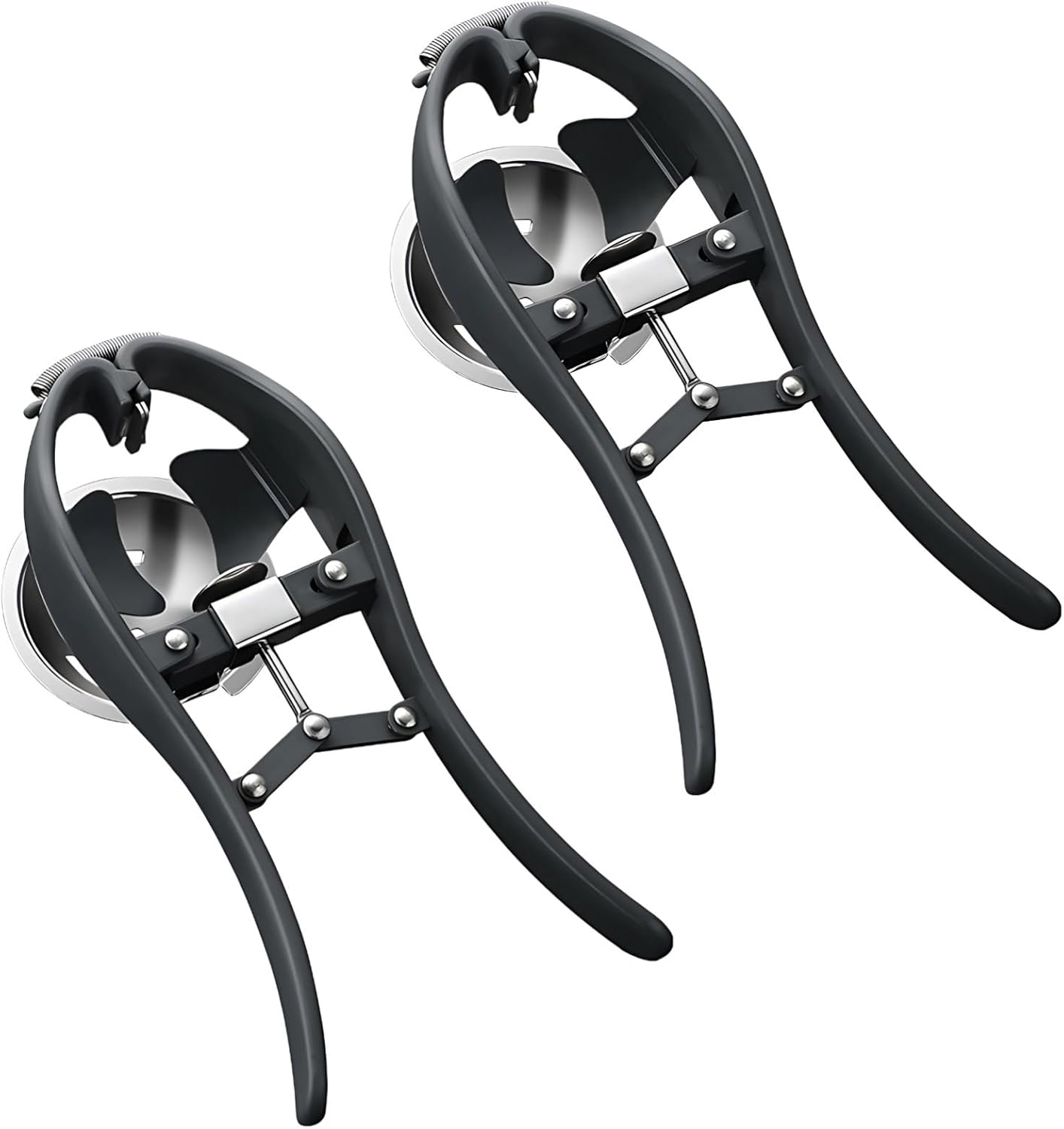 2 Egg Opener Pcs, 2-in-1 Stainless Steel Egg Separator Handy, Egg Opener Tool Efficient, Cracking Device Kitchen Easy, Design Ergonomic