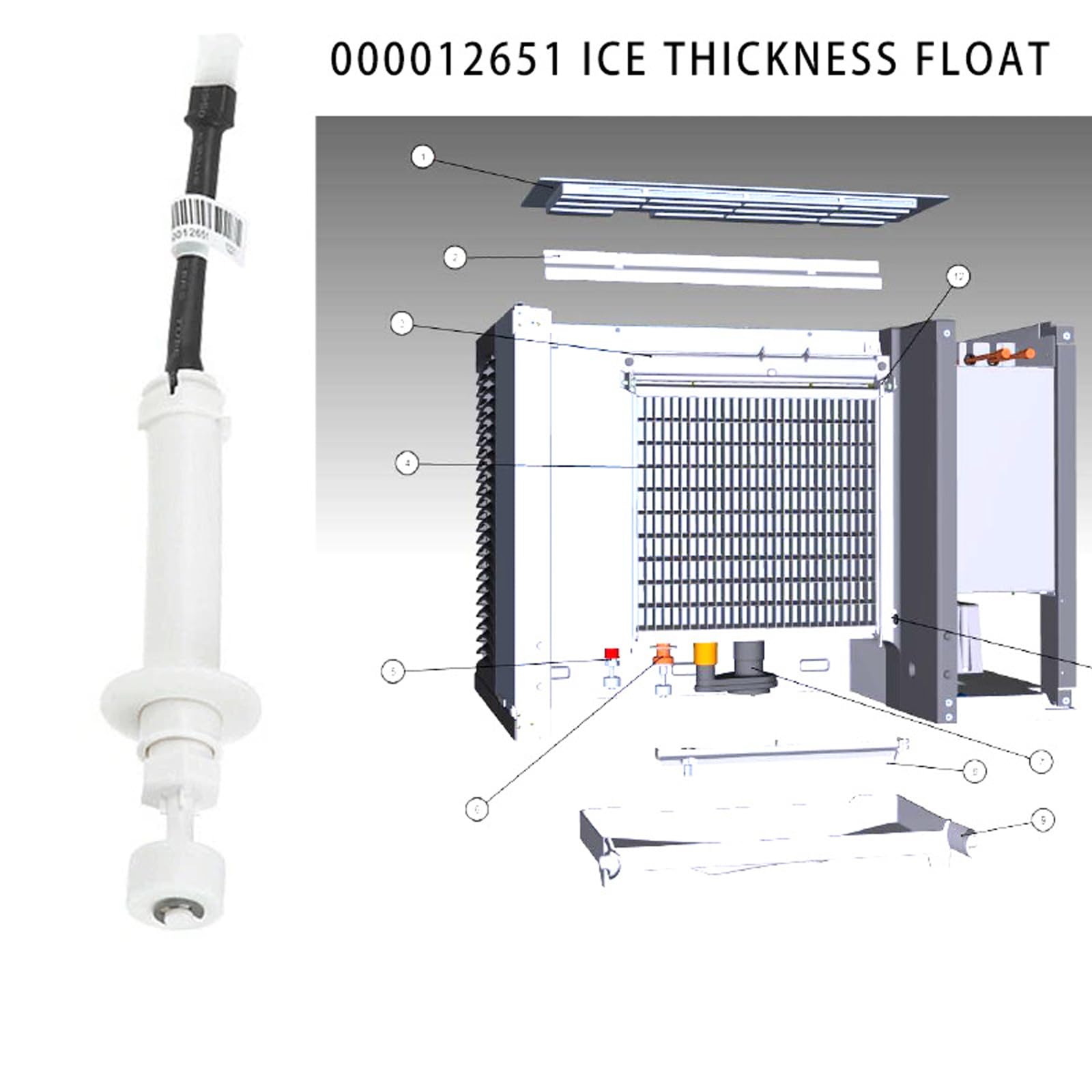 PANGBOER Componente de Flotador de Comercial 000012651
