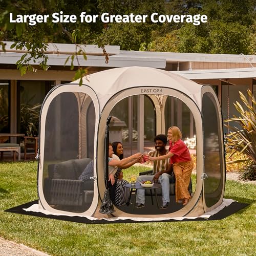 EAST OAK Lonas impermeáveis para atividades ao ar livre como tapete de chão para casa de tela EAST O