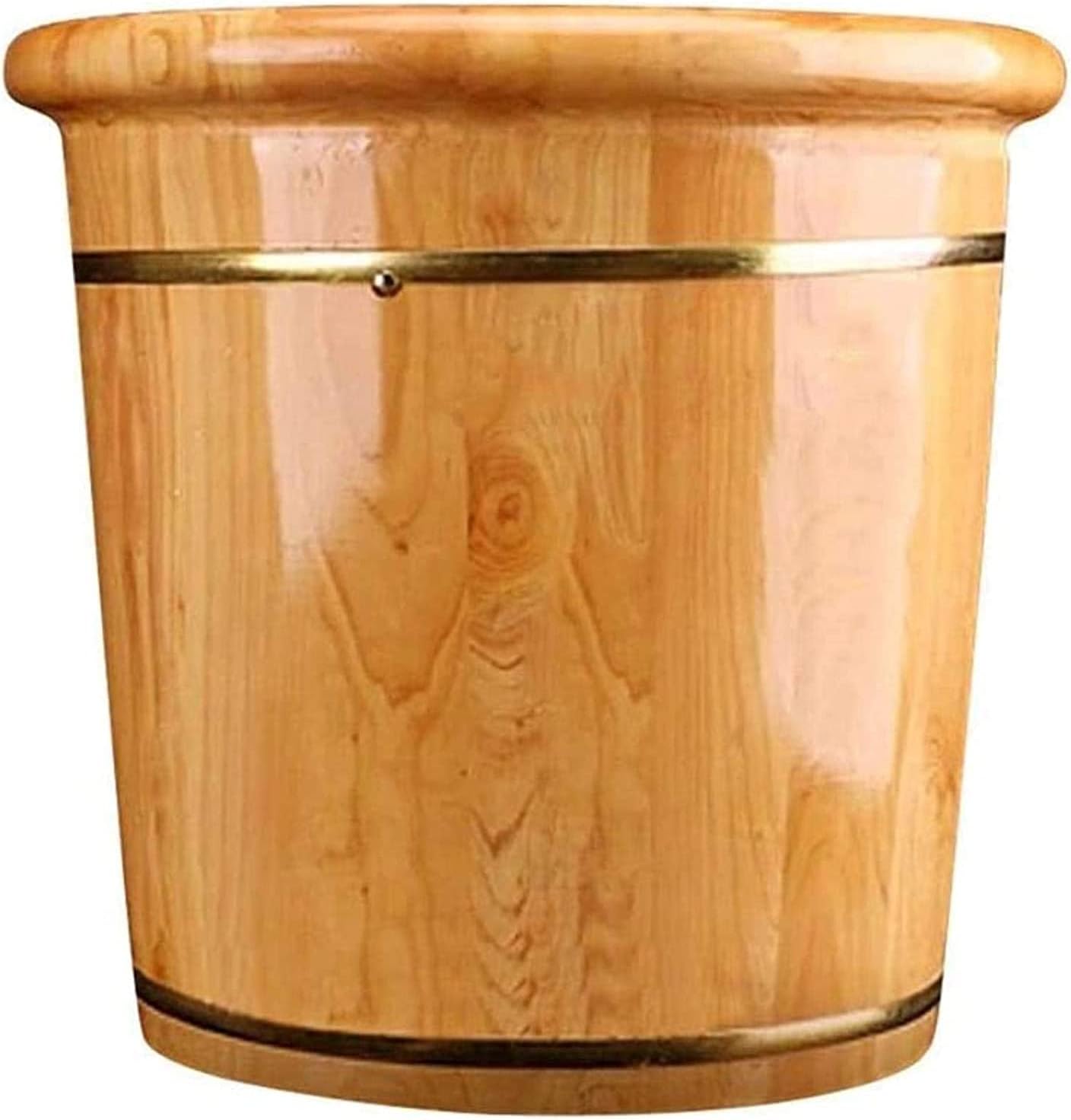 Pedicure Foot Soak Foot Spa for Adults,Large Foot Soak Tub,Foot Basin for Foot Bath,Soak,Or Detox，Foot Soak Bucket Made of Solid Wood