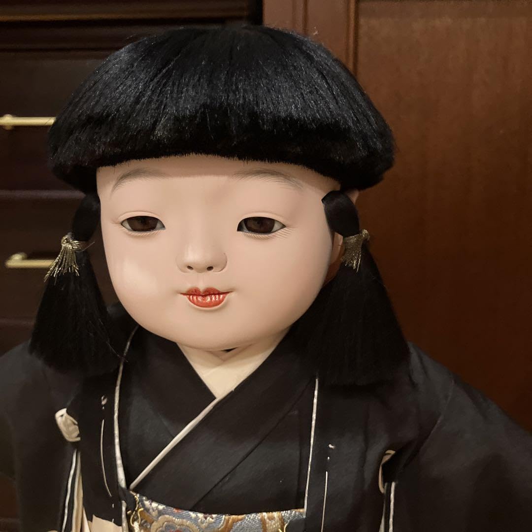 Amazon.co.jp: 市松人形 男の子 女の子 ペア 日本人形 京都市内お引  