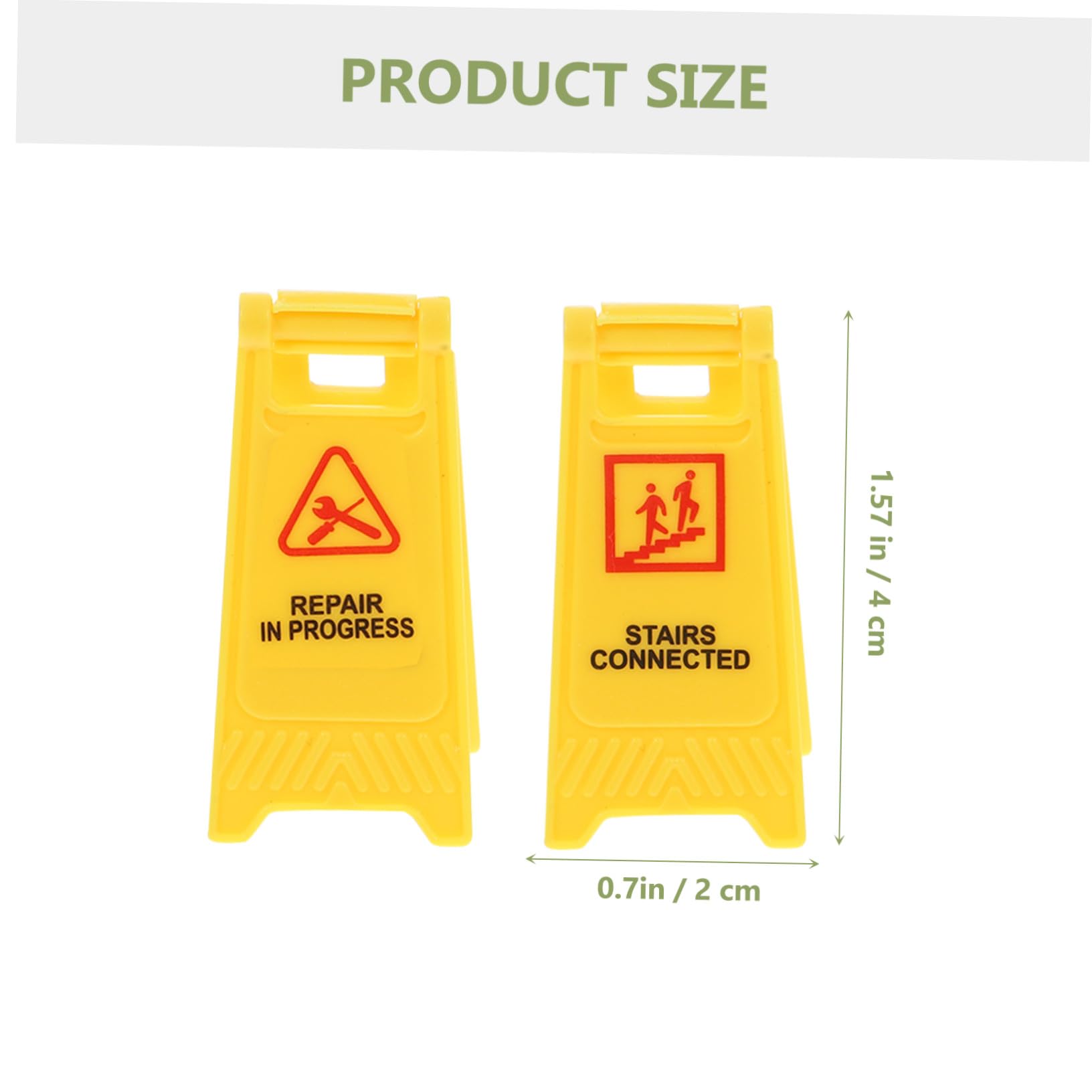 de Panneau de Signalisation Routière Facile à Transporter Ranger Jouet Miniature en Plastique Léger pour la Circulation aux Garçon et Filles