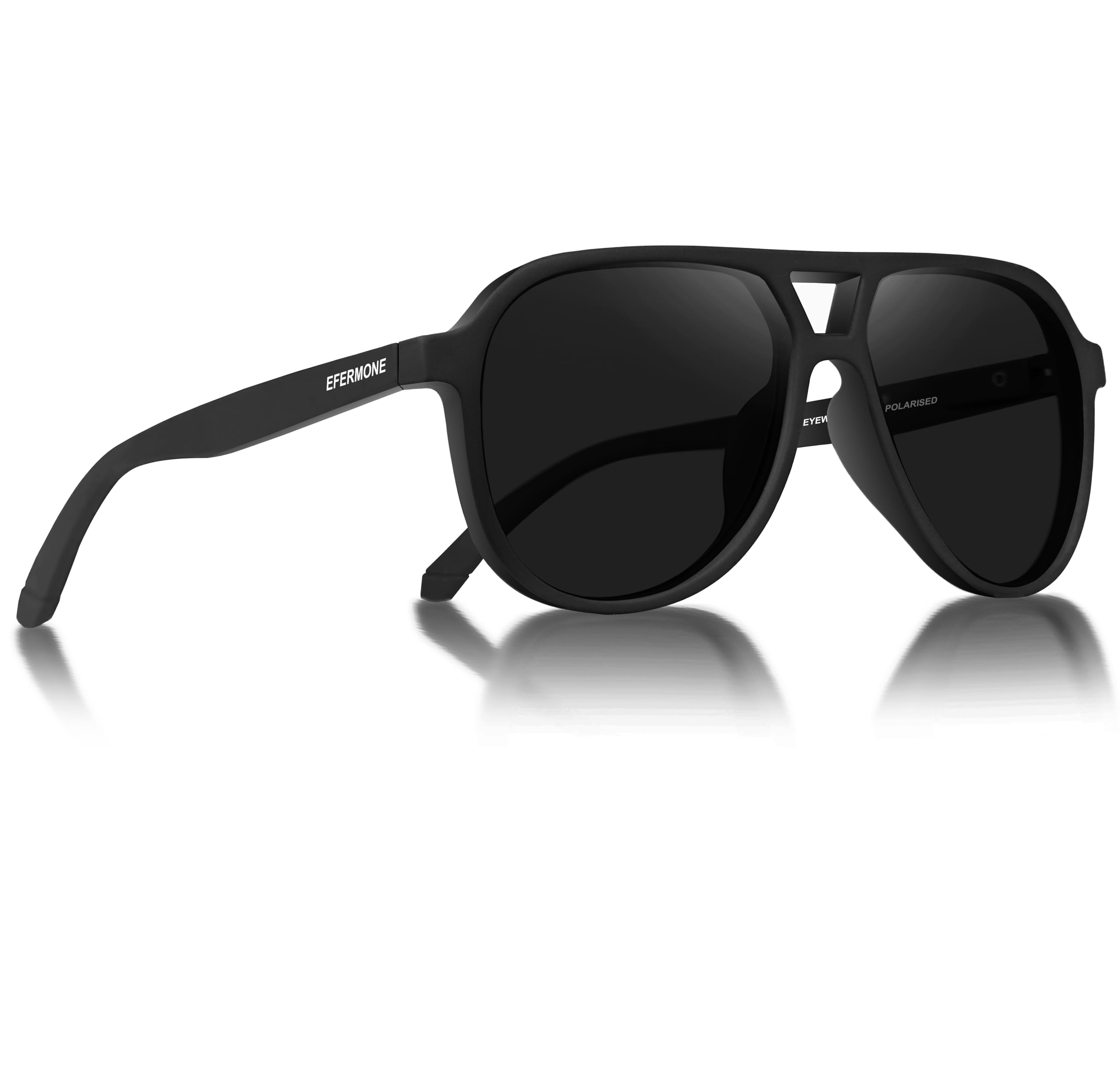 efermone Corrective Edition Pilot Sunglasses For Men Stylish with Polarized Lens and Cleaning Kit for Men and Women | Comfort Fit Spring Hinges | UV400 Protection-picture-37