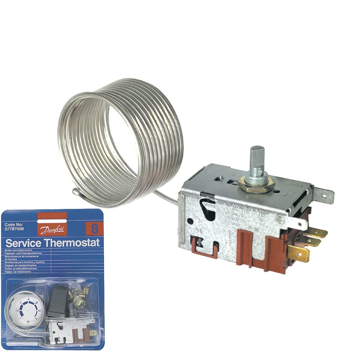 CONSTRUCTEURS DIVERS - DANFOSS-8 THERMOSTAT UNIVERSEL REFROIDISSEUR DE BOUTEILLES ET LIQUIDES POUR CAVE A VIN