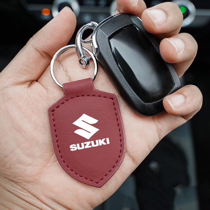 OEM Ezüst Borítás Bőrbetétekkel Suzuki Baleno Ignis Kizashi Swift SX4 S Cross Vitara Kulcshoz Vt Suzukitpu