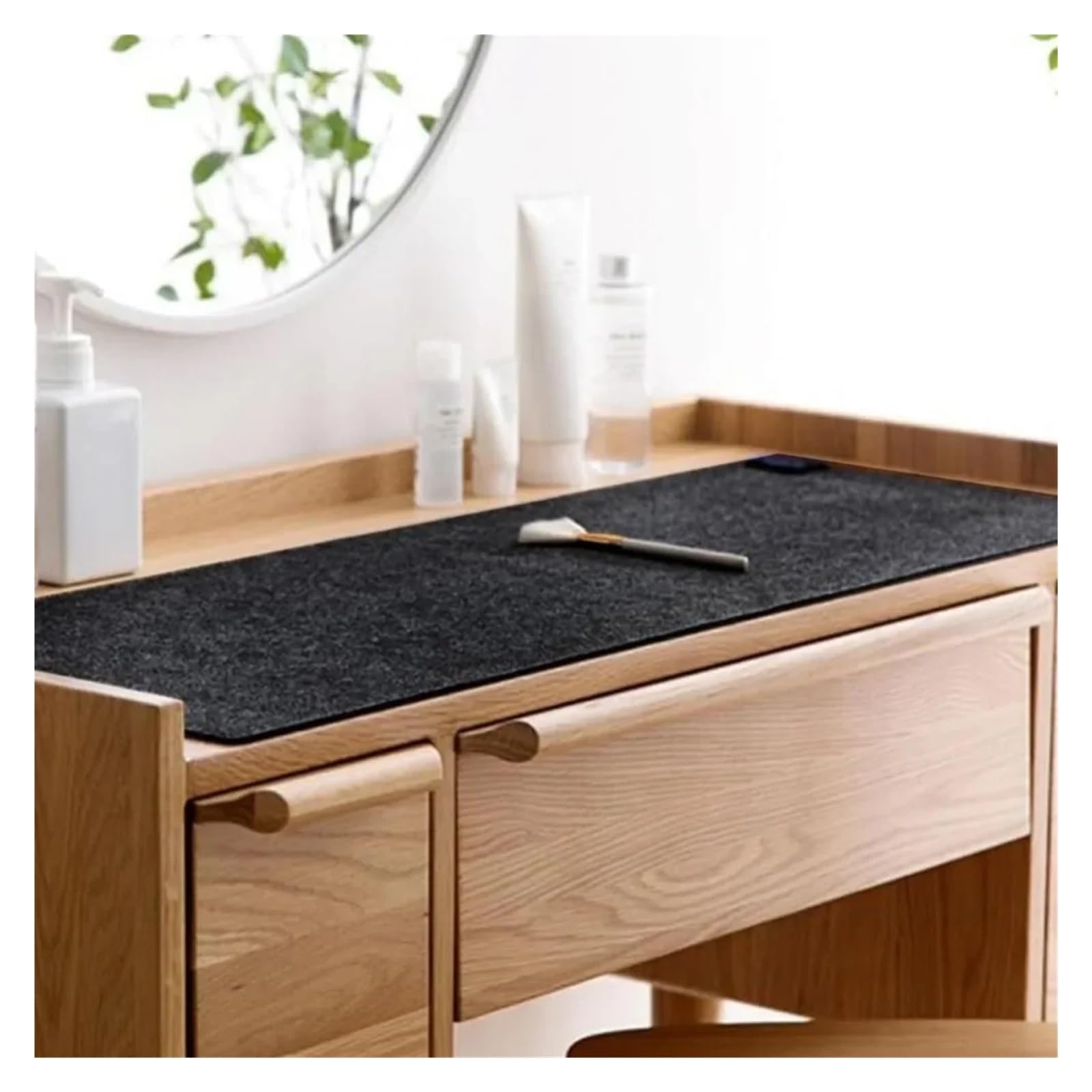Bastelfilz Filz Filzstoffrolle, 118 x 9,4 Zoll (ca. 300 24 cm), Dunkelgrau, Bastelbedarf for Tischsets, DIY-Projekte, Nähen und Patchwork, 2 mm für DIY Handwerk(Color4)