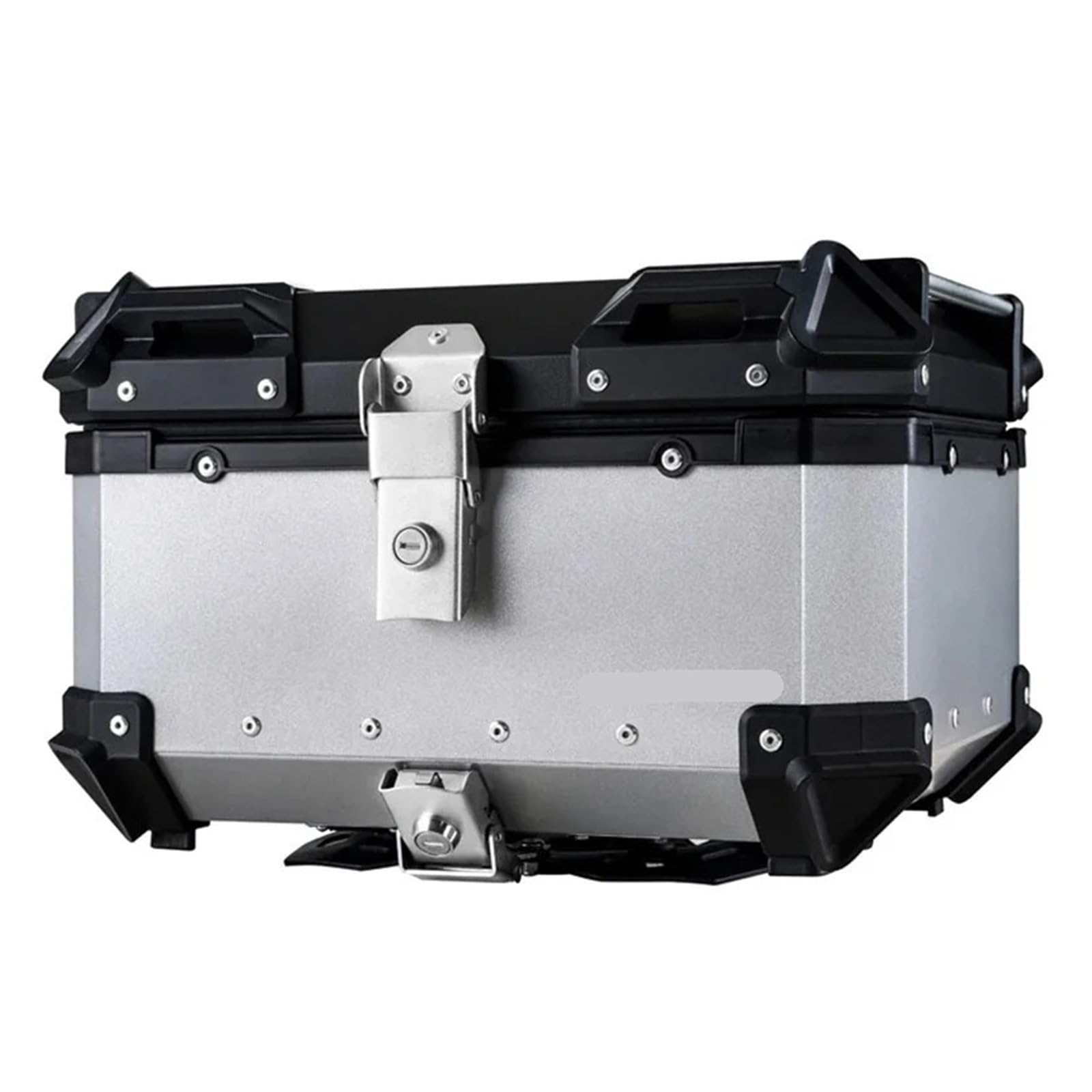 Top Case Box Luggage Moto Boîte Arrière De Moto 55L/65L/80L/100L, Coffre À Bagages Universel, Serrure, Mallette Rangement, Accessoires Supérieure(Black 80L)