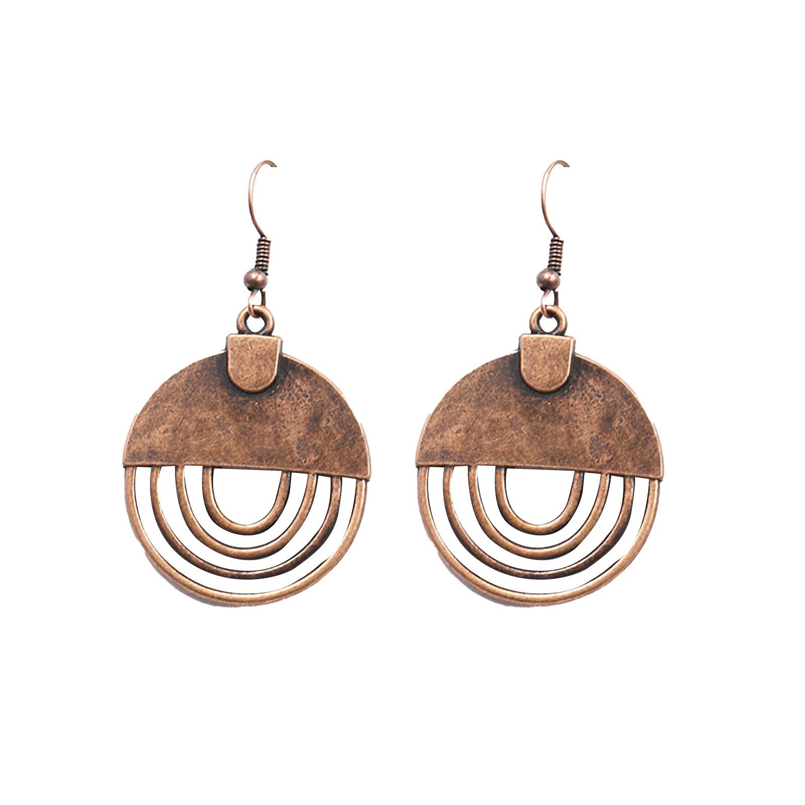 Boucles d'oreilles en cuir PU léopard : finitions graphiques exclusives - 4