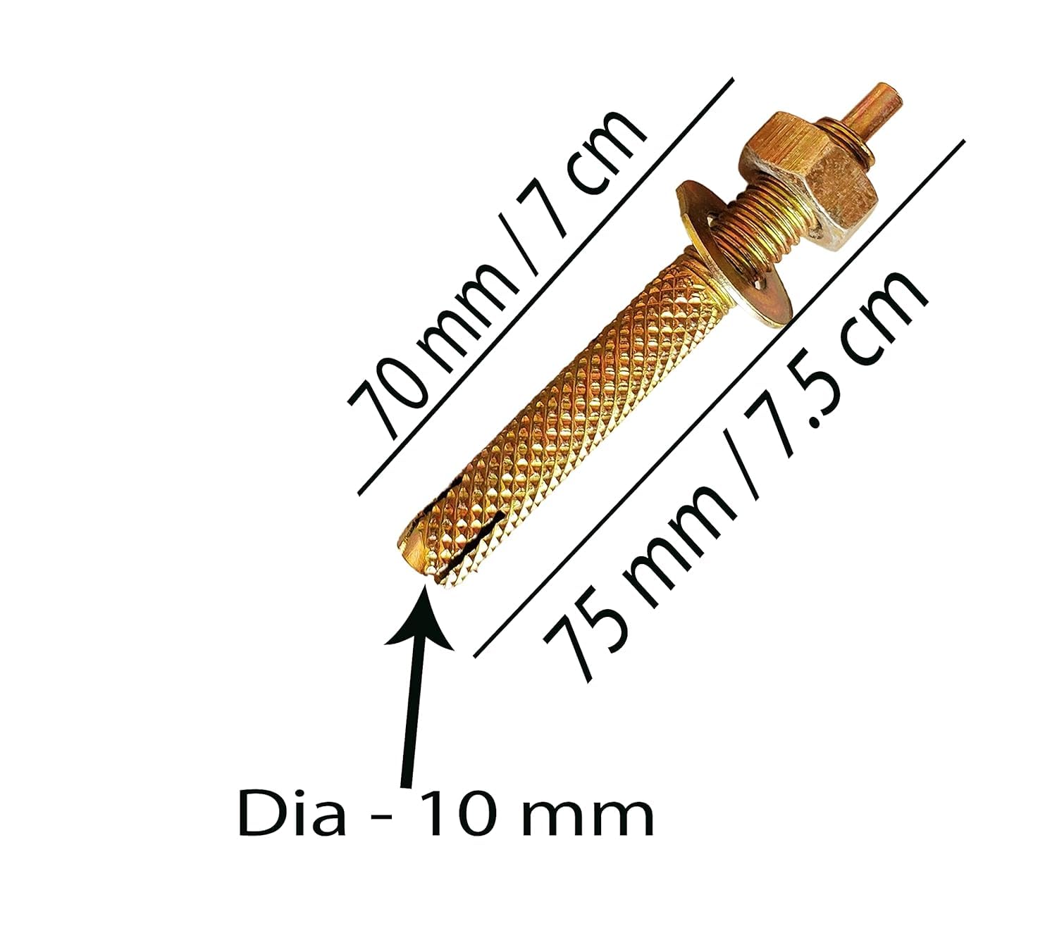 Pin Drive Expansion Bolts - 24 Pack -2