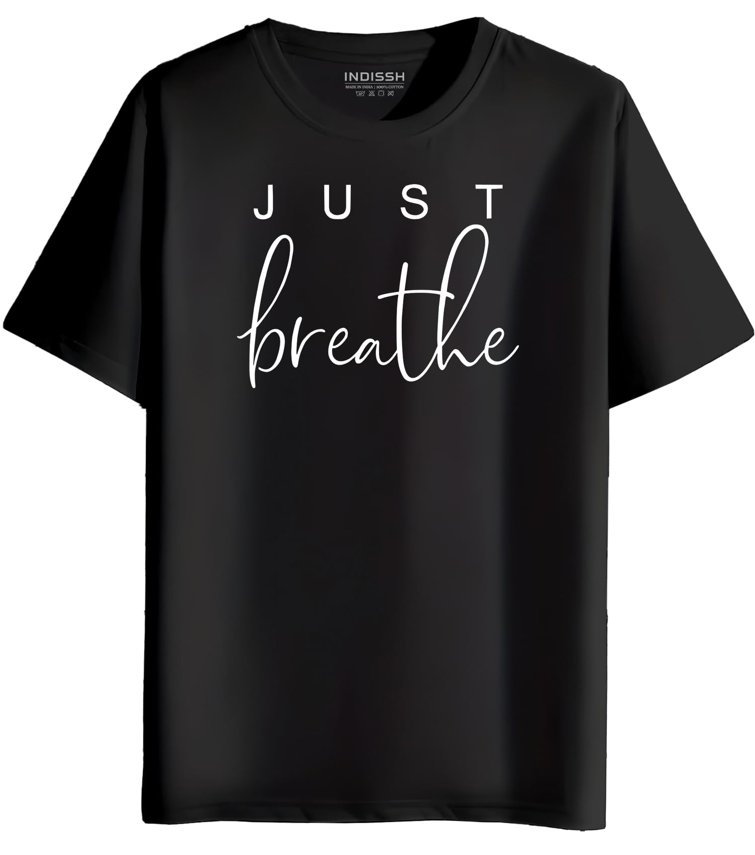 indissh Women's Regular Fit Half-Sleeves YOGA16 Themed Garphic Printed Tshirt|Regular Wear T-Shirt for Women's| Pack of 1 T-Shirt|-picture-32