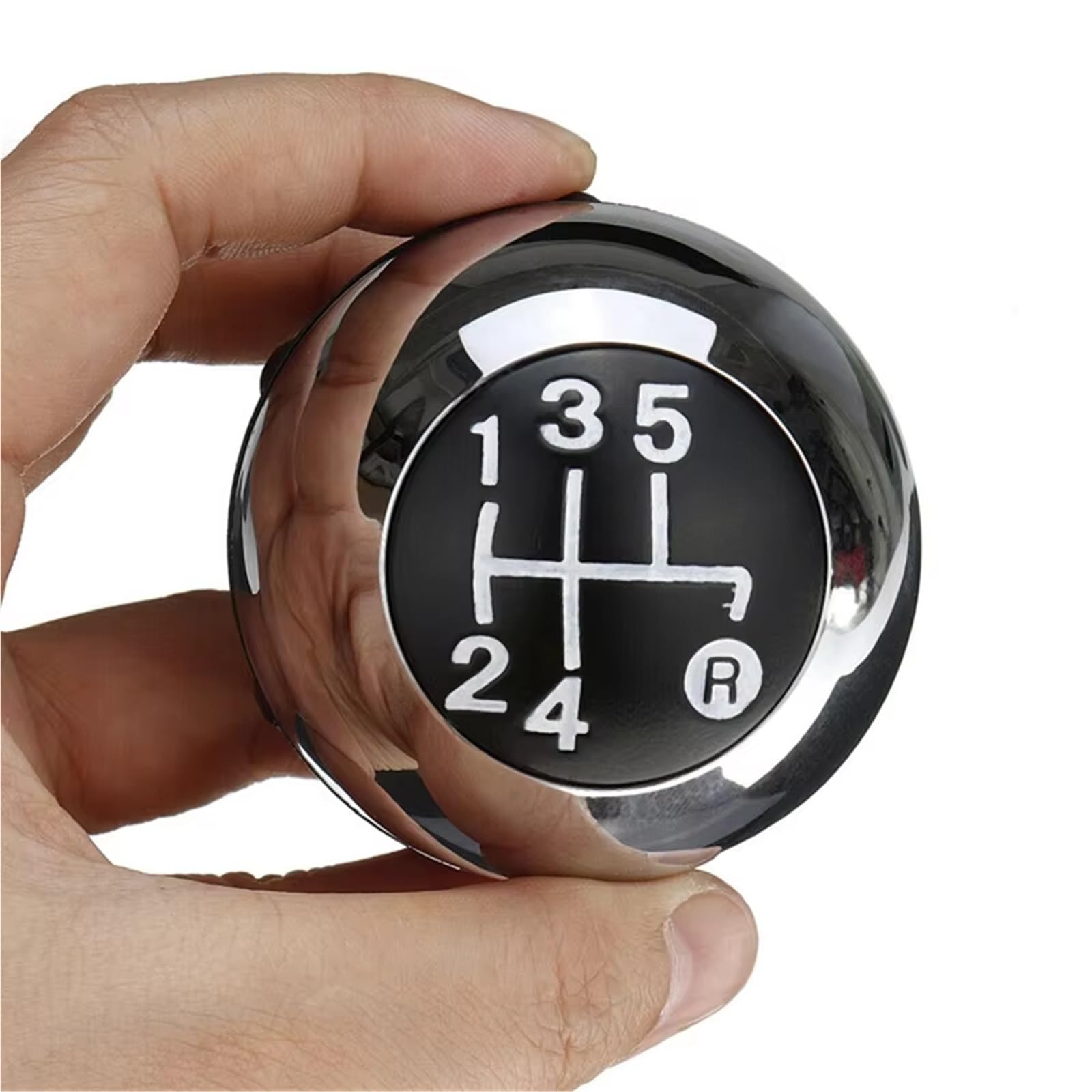 Gkqrkvnm One Color Gear Lever Compatible With Fiat 500 500C 2007-2013 2014 2015 2016 2017 2018 Car 5 Speed Gear Knob Manual Gear Lever Shift Knob Head Ball 55344048