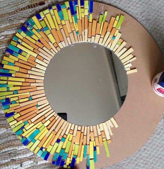 Image of Adikala MDF Plain Circle Shaped Blank Cutouts for Painting, Writing, Resin, Decoupage, Pyrography, DIY Art & Crafts, Creative DIY Gift 8. Inch-Set Of 2