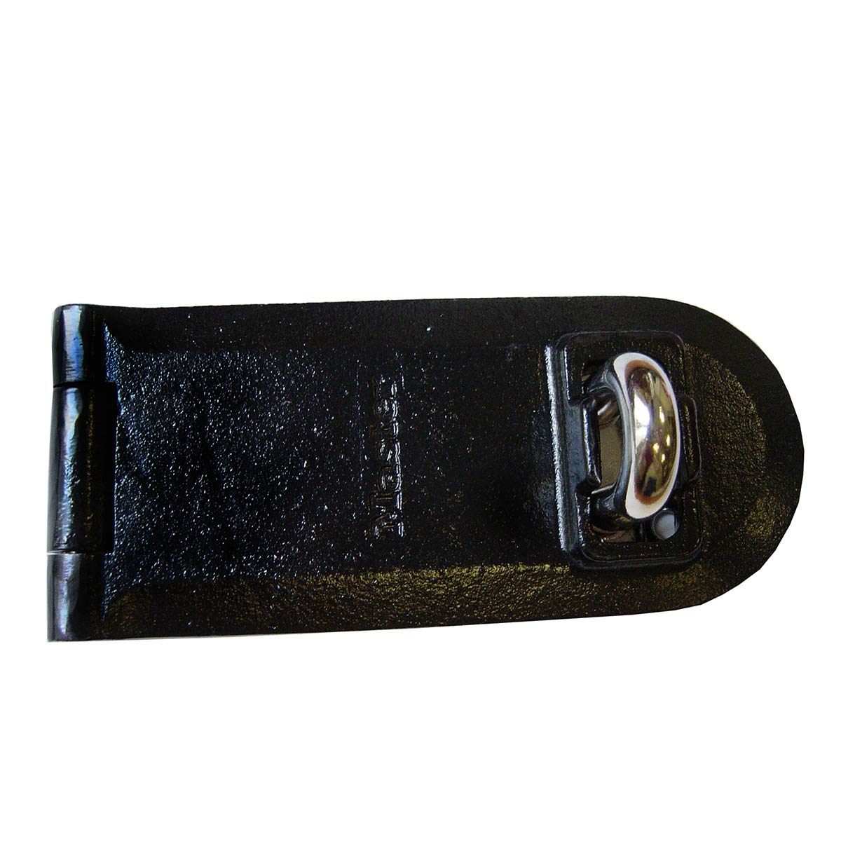 Master Lock Padlock, Stainless Steel Discus Padlock with Hasp, Key Lock, Best Used as a Gate Lock, Shed Lock, Cabinet Lock and More