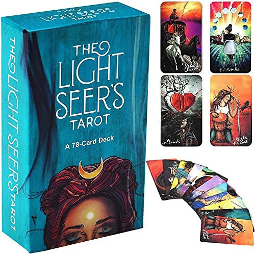 Qilaihiy the light seer's tarot cards deck for adults w…
