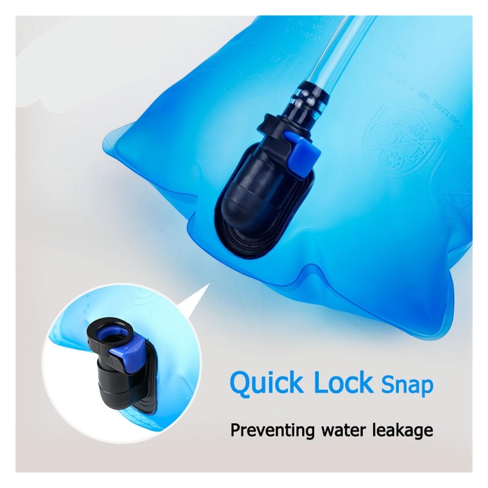 Wasserbeutel, Wasserblase, faltbar, Trinkrucksack, Aufbewahrungstasche, Klettern, Laufen, Bergsteigen, Wandern, Wasserbeutel Wasserblase(Size:Water Bag - 2L)