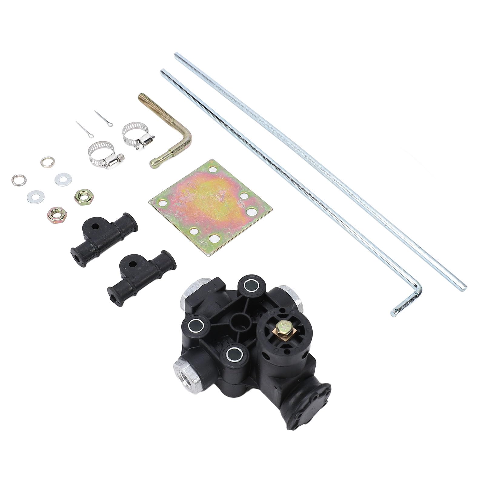 Bewinner Kit de Valve de Contrôle de Hauteur de Suspension Pneumatique, Kit de Valve d'air de Contrôle de Nivellement de Hauteur KN27000, de Réglage Automatique de la pour Camions et Véhicules