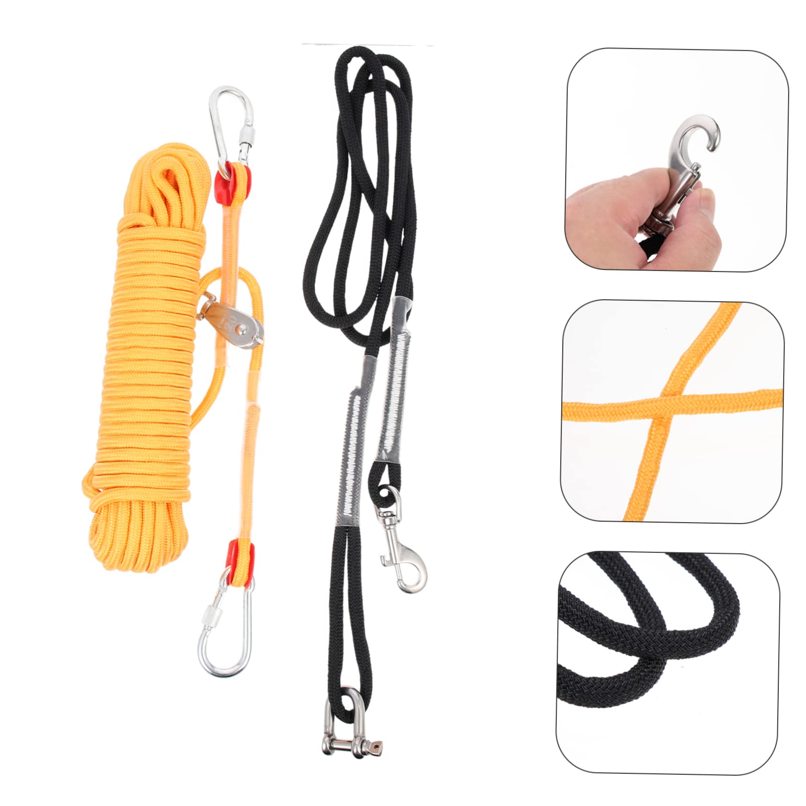 Hemobllo Cables para Acampar Perros Cadena De Nylon para Camping y Pasear Cachorros Al Aire Accesorio De Equipo para Camping