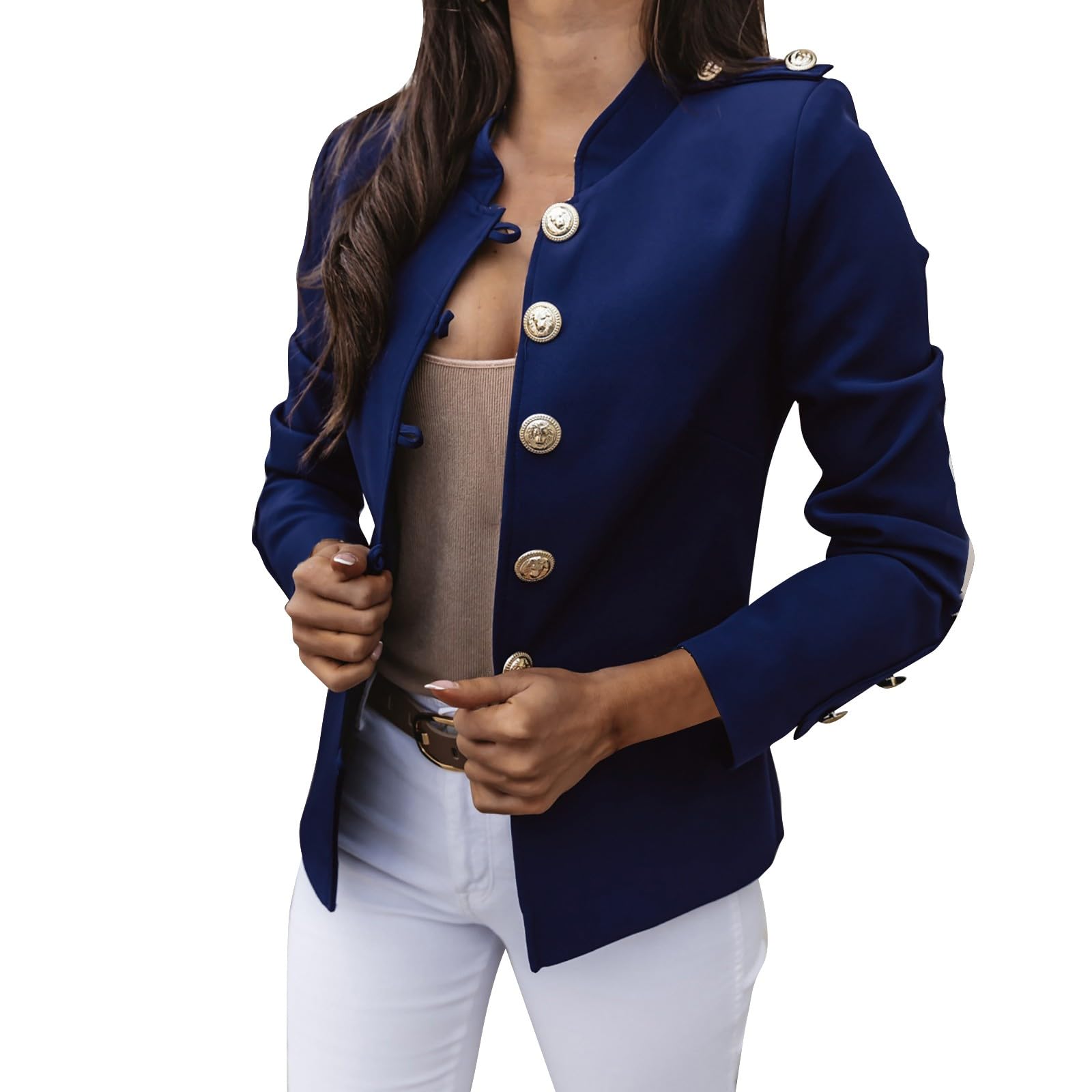 Cardigan Donna Primaverile Giacca Donna Sportiva Elegante Blazer